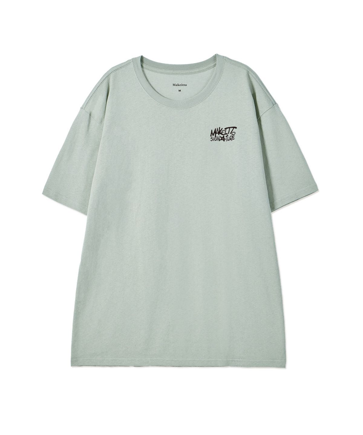메이킷투(MAKEITTO) [GRAFFITI2 LOGO] CREW NECK TEE_MINT