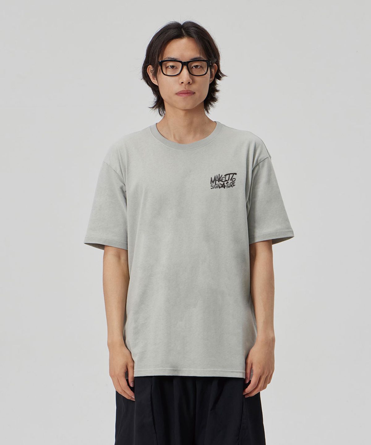 메이킷투(MAKEITTO) [GRAFFITI2 LOGO] CREW NECK TEE_MINT