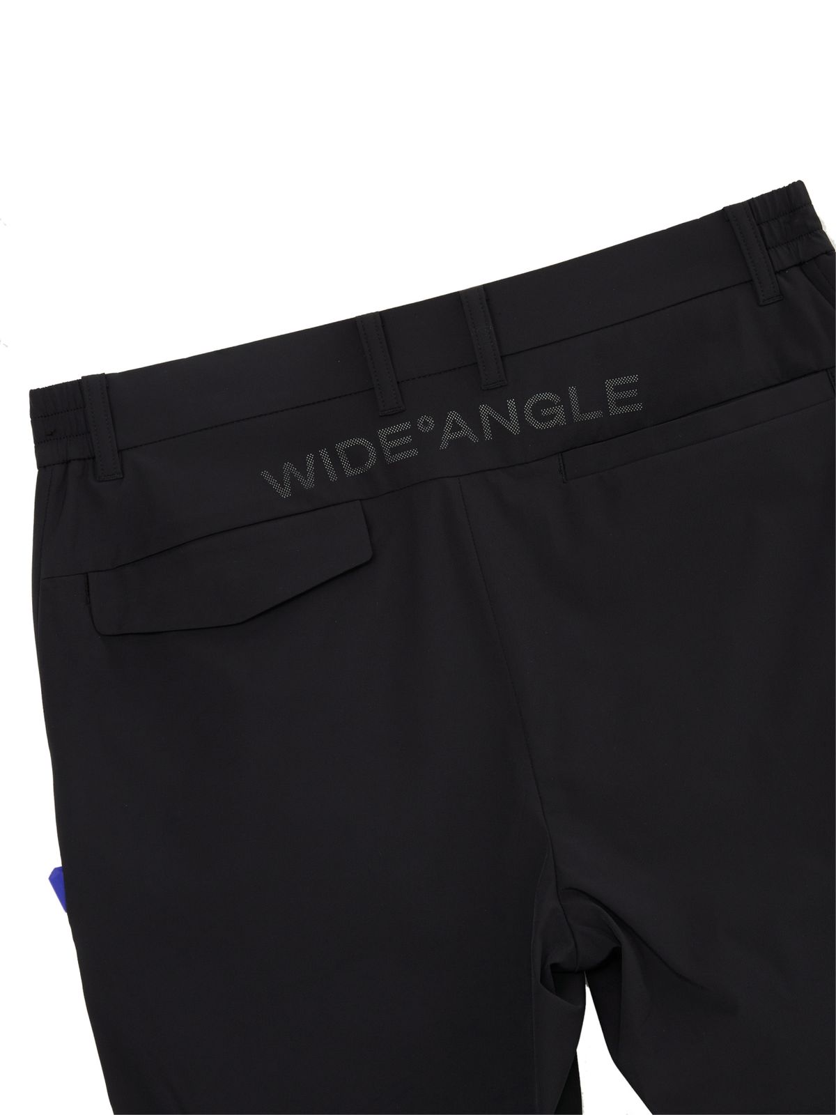 와이드앵글(WIDEANGLE) TO 변형 절개 세미조거 팬츠 M_Black