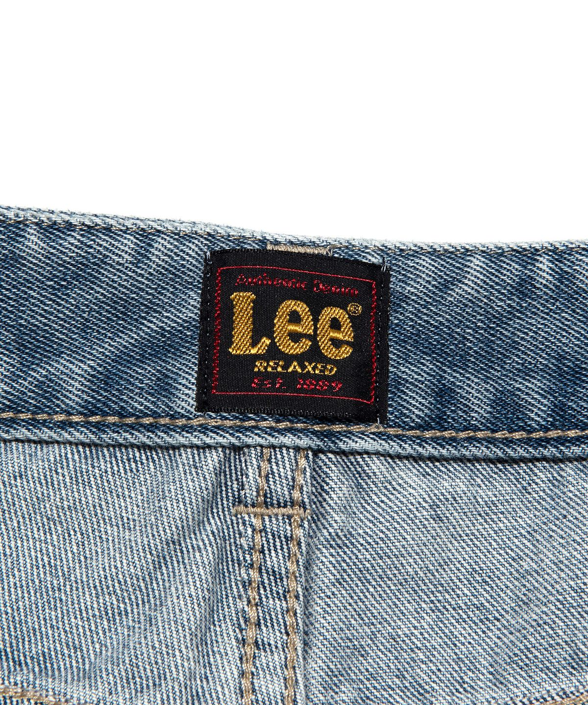 리(LEE) 우먼 데미지 데님 팬츠 인디고 라이트