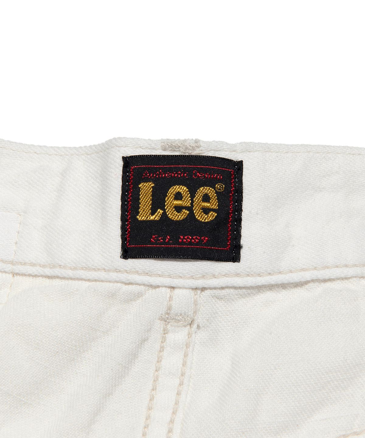 리(LEE) 우먼 오버사이즈드핏 린넨 데님 팬츠 에크루