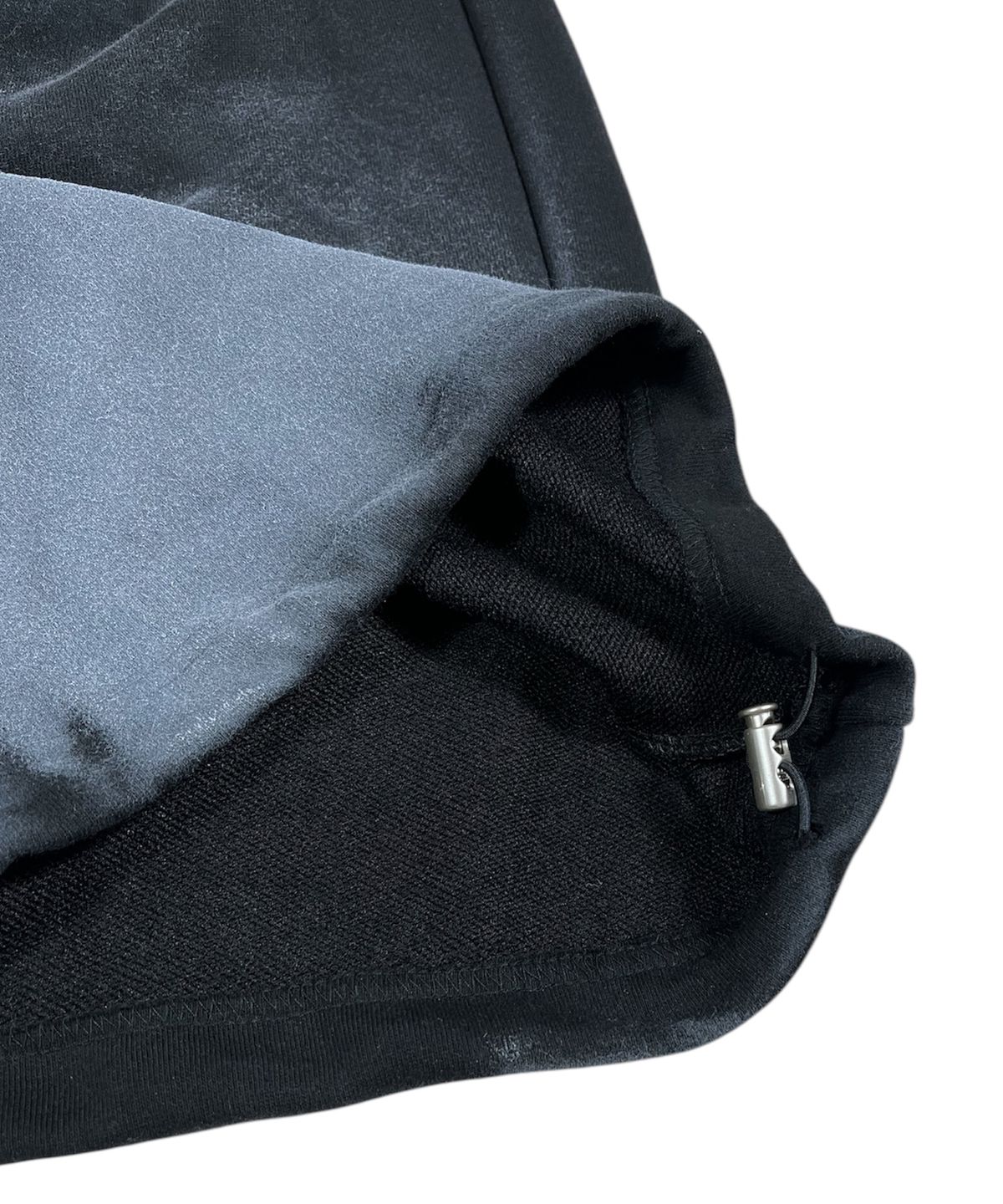 스케이터락(SK8ER ROCK) Painting Cross Sweat Wide Pants ((black))