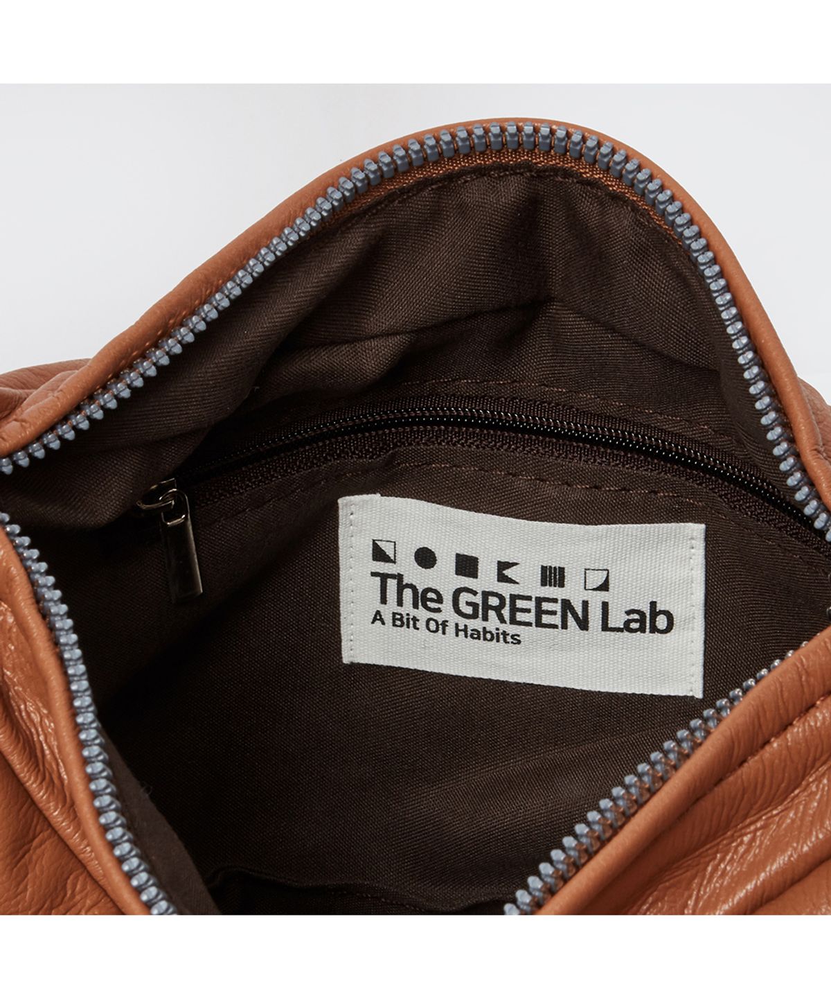 더그린랩(THE GREEN LAB) FAUX 레더 미니 크로스백 [카멜]
