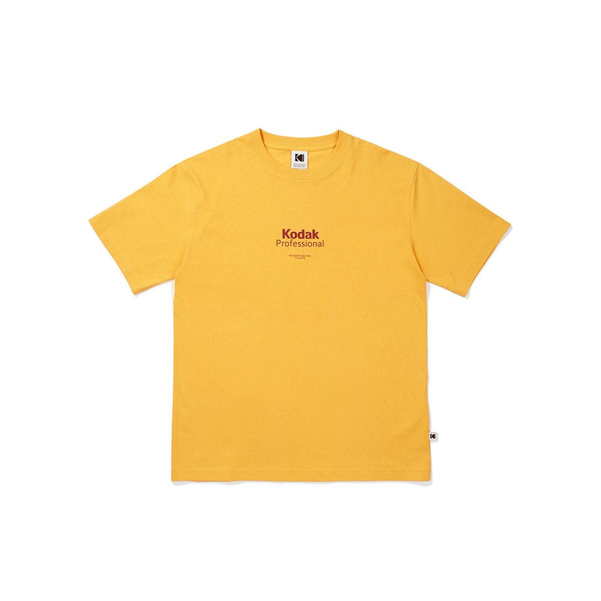코닥(KODAK) 메일러 그래픽 반팔티셔츠 YELLOW