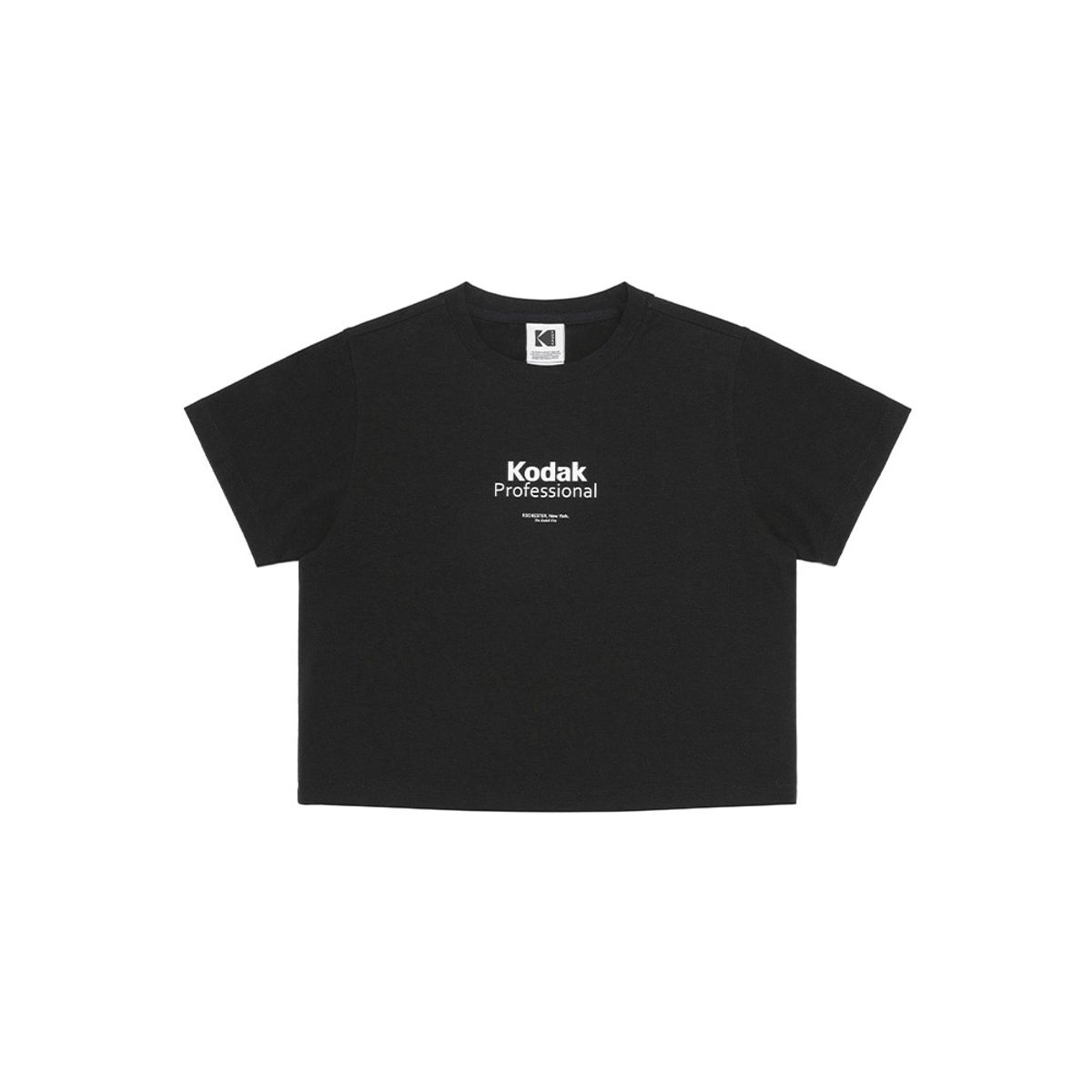 코닥(KODAK) 메일러 그래픽 반팔티셔츠 우먼 BLACK