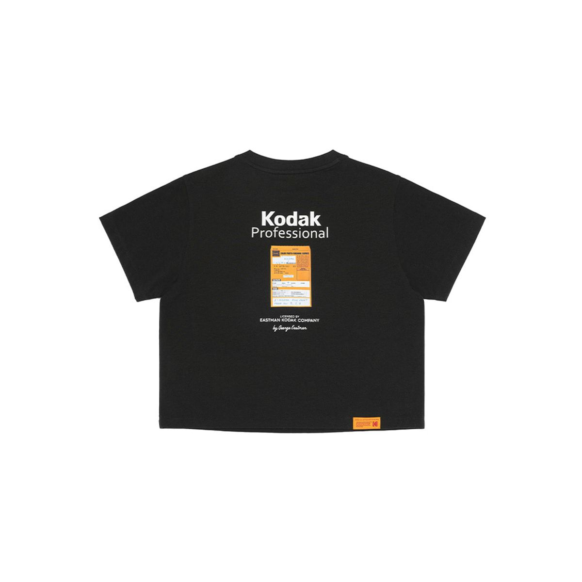 코닥(KODAK) 메일러 그래픽 반팔티셔츠 우먼 BLACK
