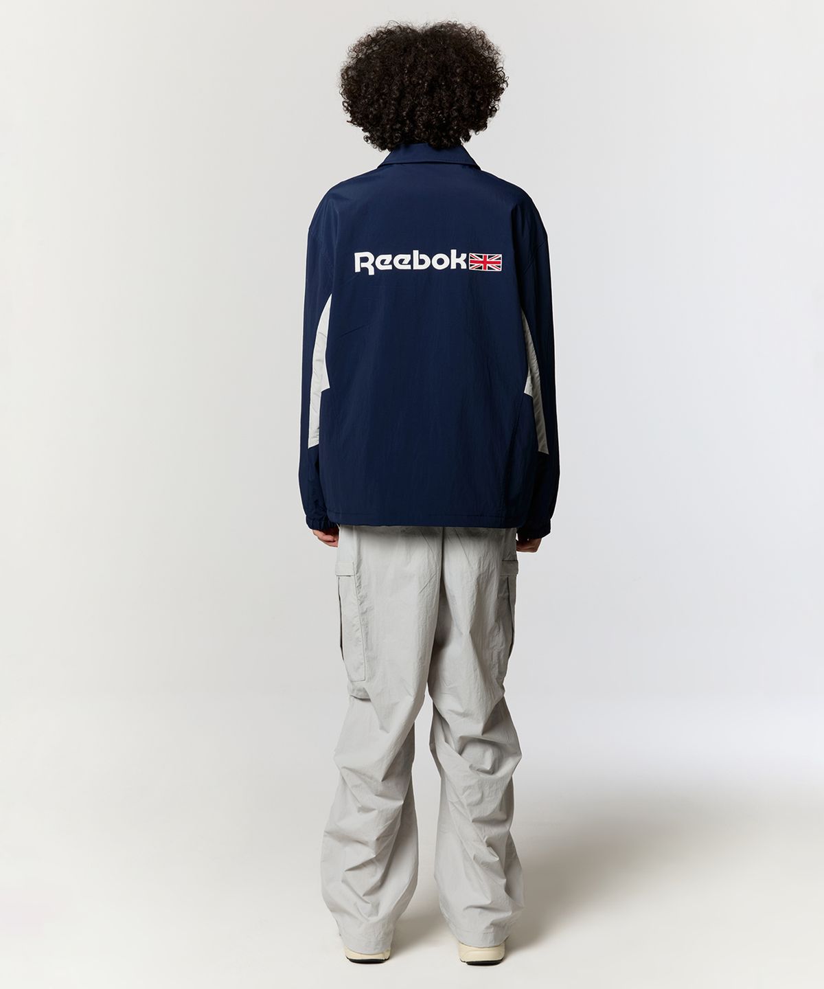 리복(REEBOK) 유니언잭 코치 자켓 - 네이비