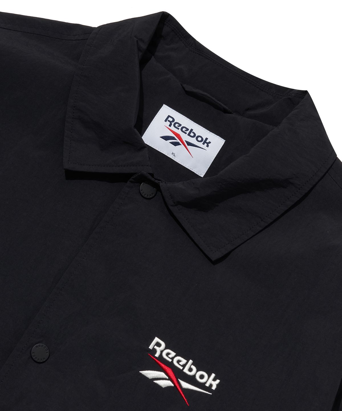 리복(REEBOK) 유니언잭 코치 자켓 - 블랙