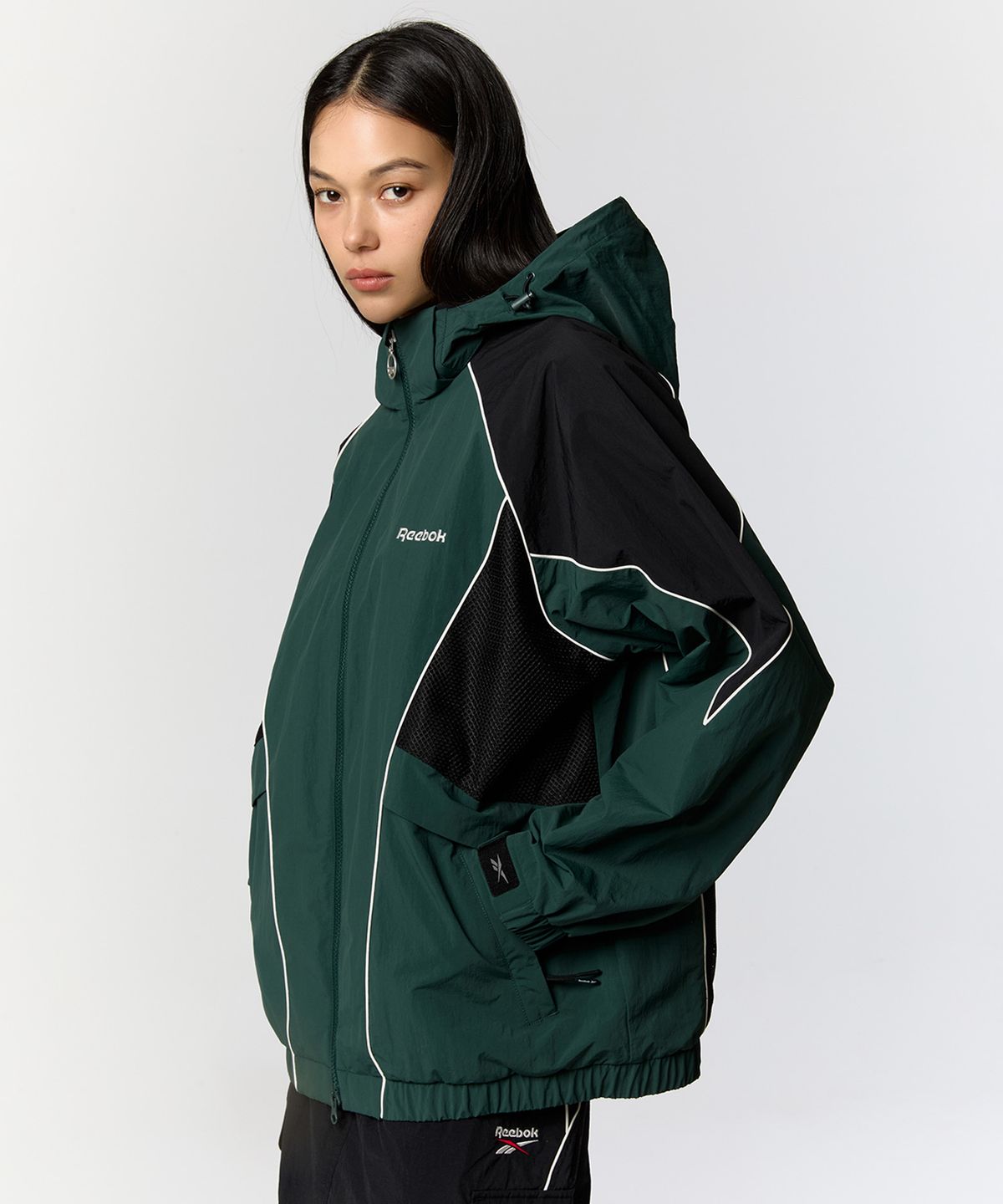 리복(REEBOK) 리드벡터 윈드 브레이커 - 그린