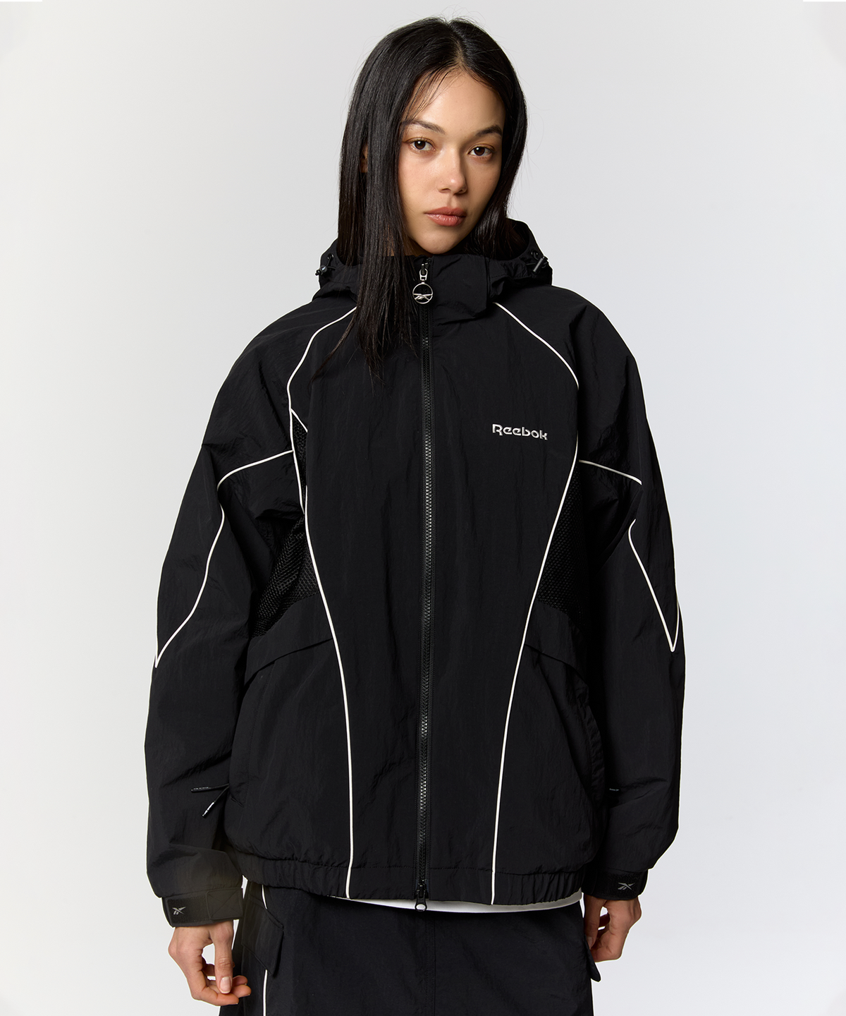 리복(REEBOK) 리드벡터 윈드 브레이커 - 블랙