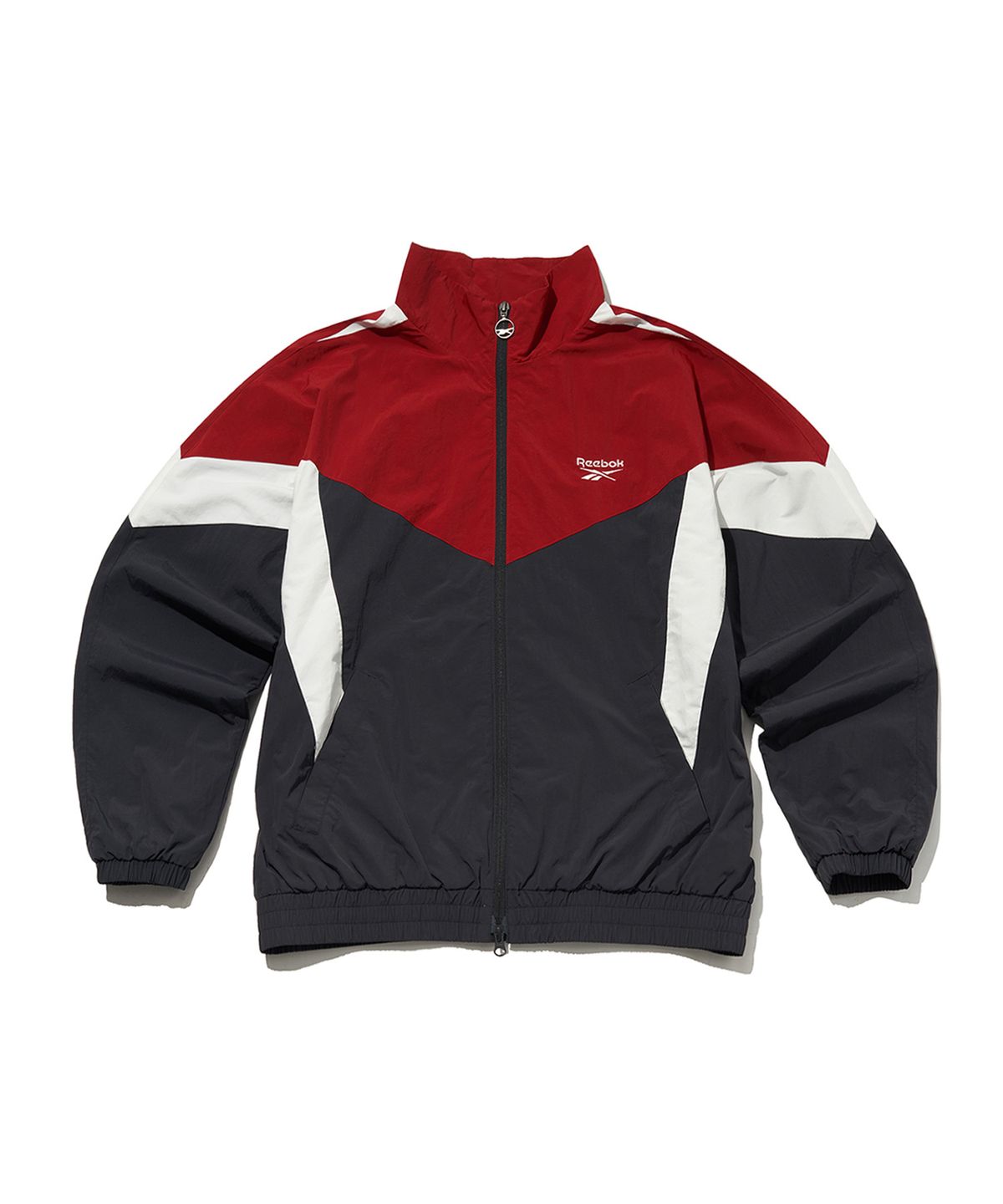 리복(REEBOK) 헤리티지 윈드 브레이커 - 차콜:레드