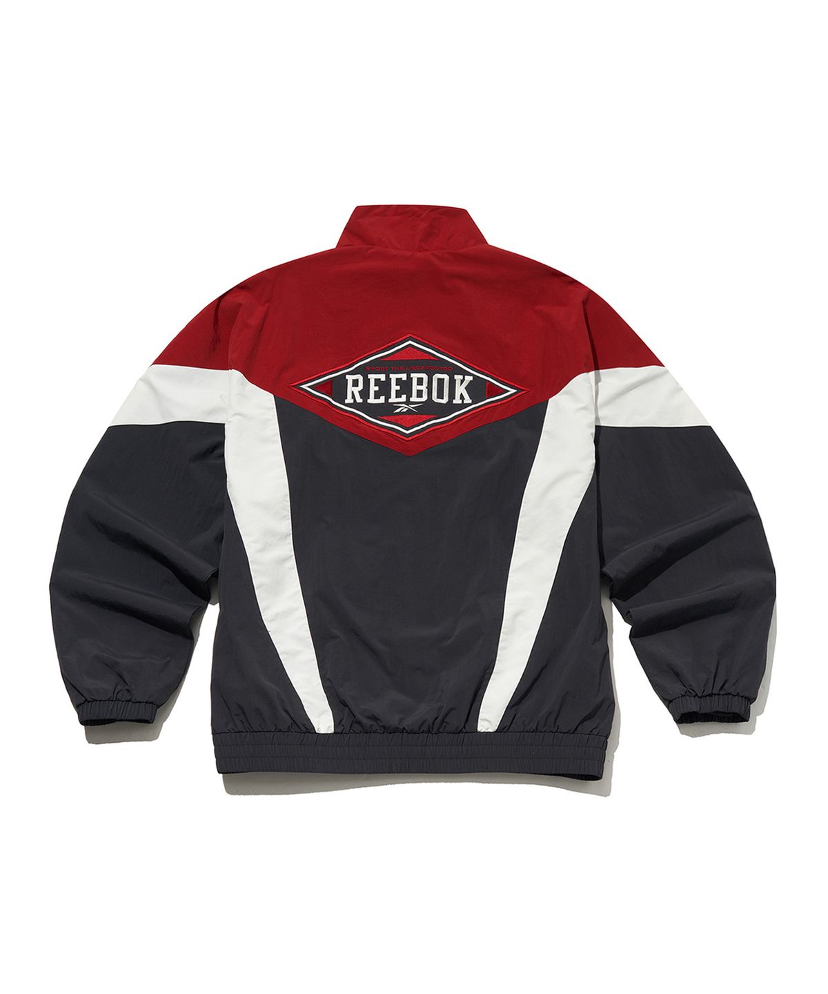 리복(REEBOK) 헤리티지 윈드 브레이커 - 차콜:레드