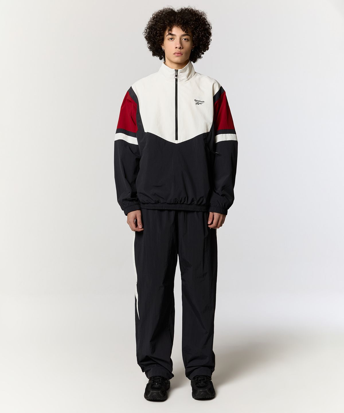 리복(REEBOK) 헤리티지 2WAY 웜업 팬츠 - 차콜