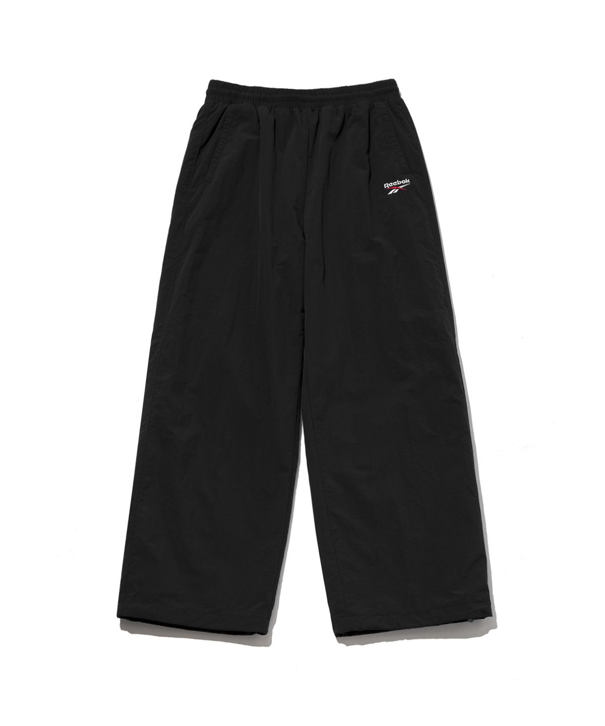 리복(REEBOK) 에센셜 2WAY 웜업 팬츠 - 블랙