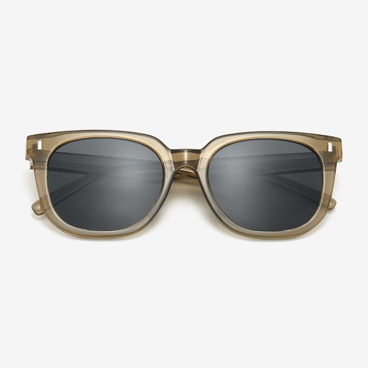 스타일워크(STYLEWORK) 클래식 스퀘어 선글라스 STYLE WORK TR90-10 C16_브라운 투명 남녀공용 뿔테 데일리