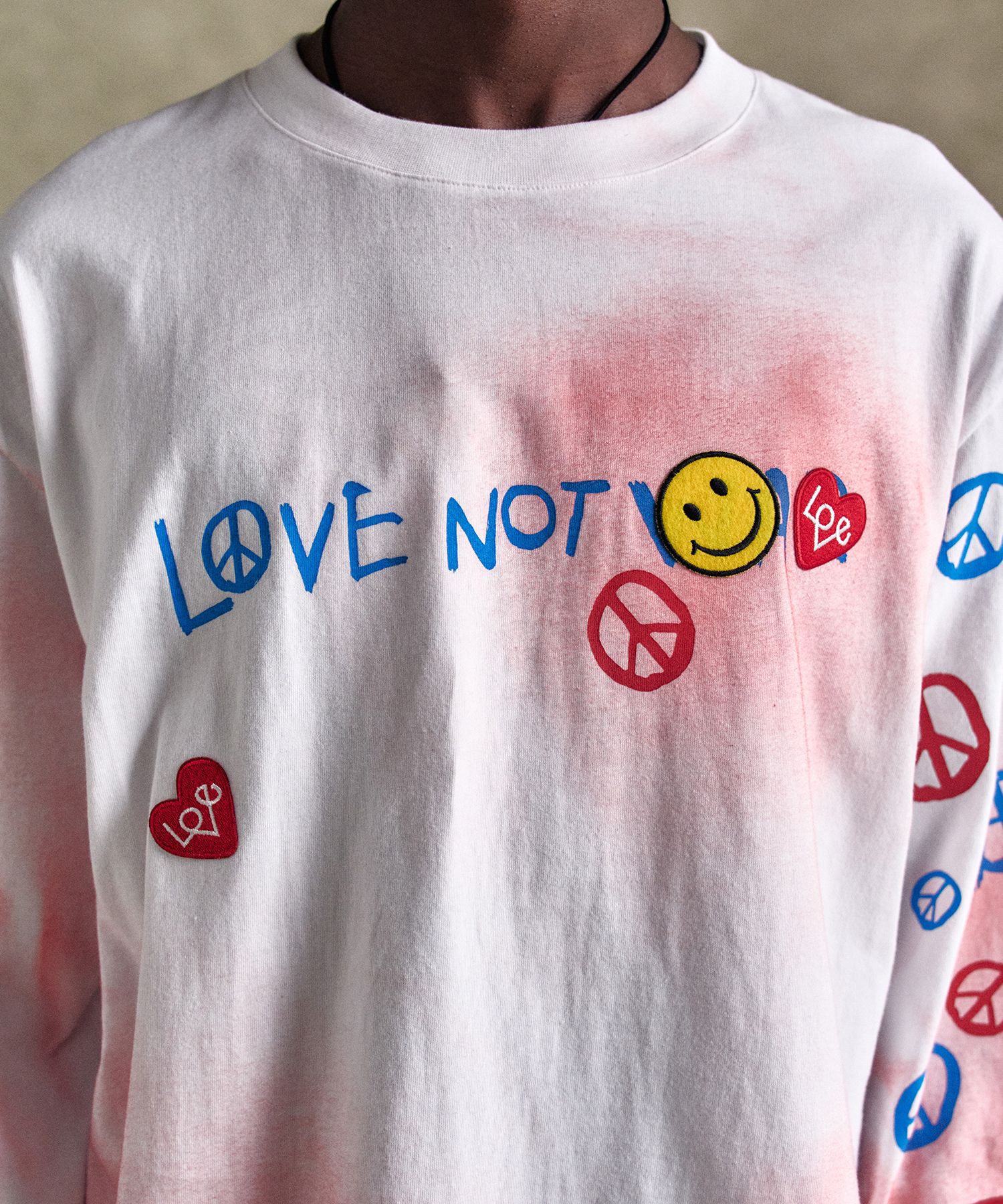 MUSINSA | ANDERSSON BELL Unisex LOVE L/S T-shirt atb1254u(WHITE)