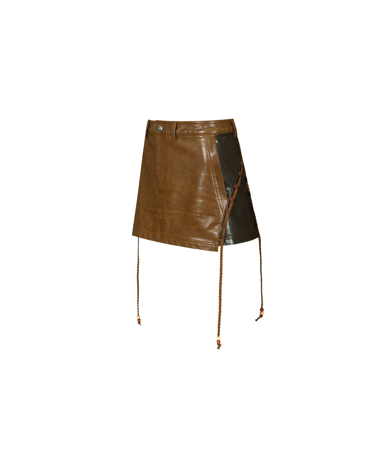 【ANDERSSON BELL】PENNY レースアップ スカート apa825w PENNY LACE-UP MICRO SKIRT apa825w(BROWN) – Andersson Bell