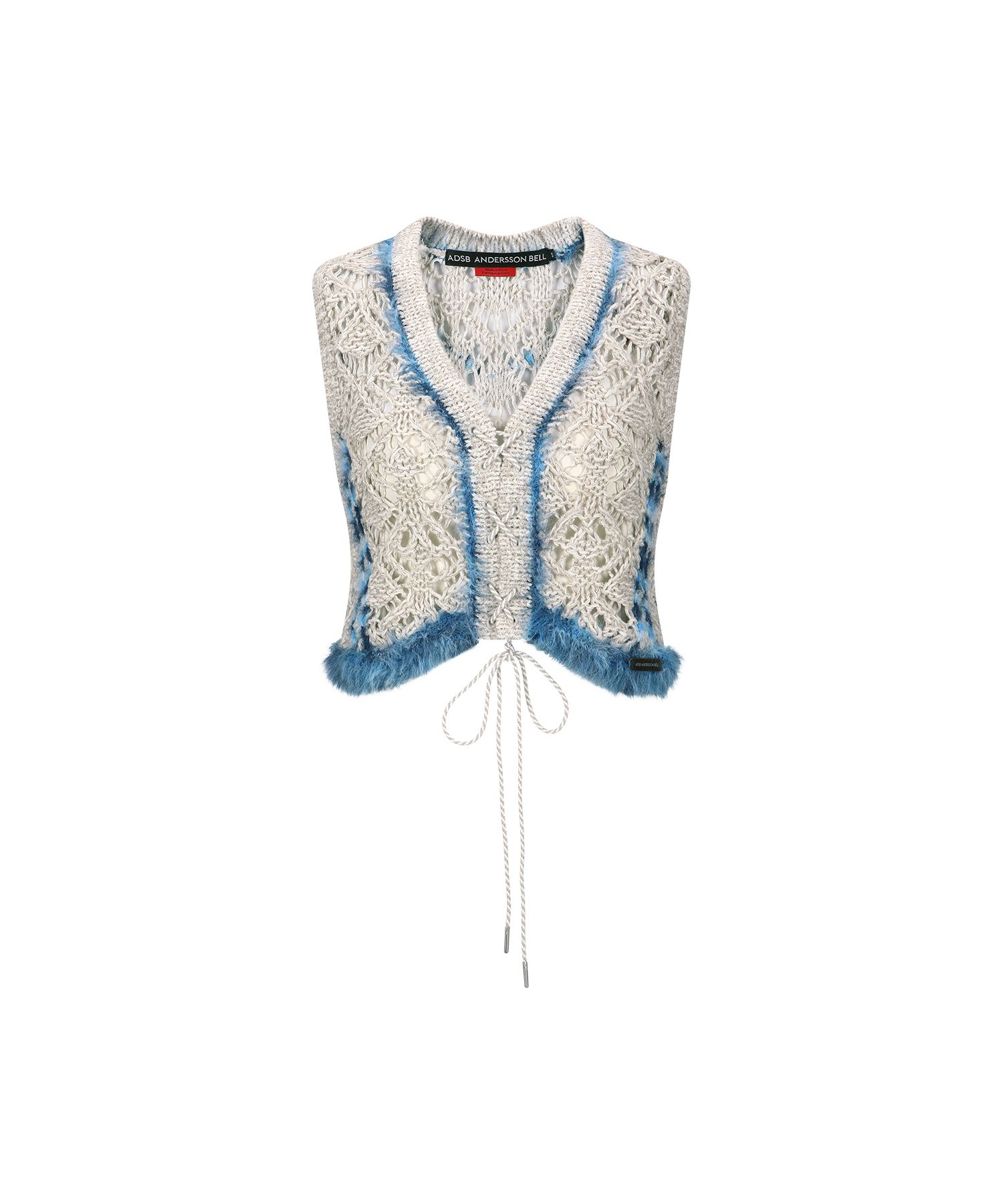 MUSINSA | ANDERSSON BELL FOR WOMEN Western lace up knit vest
