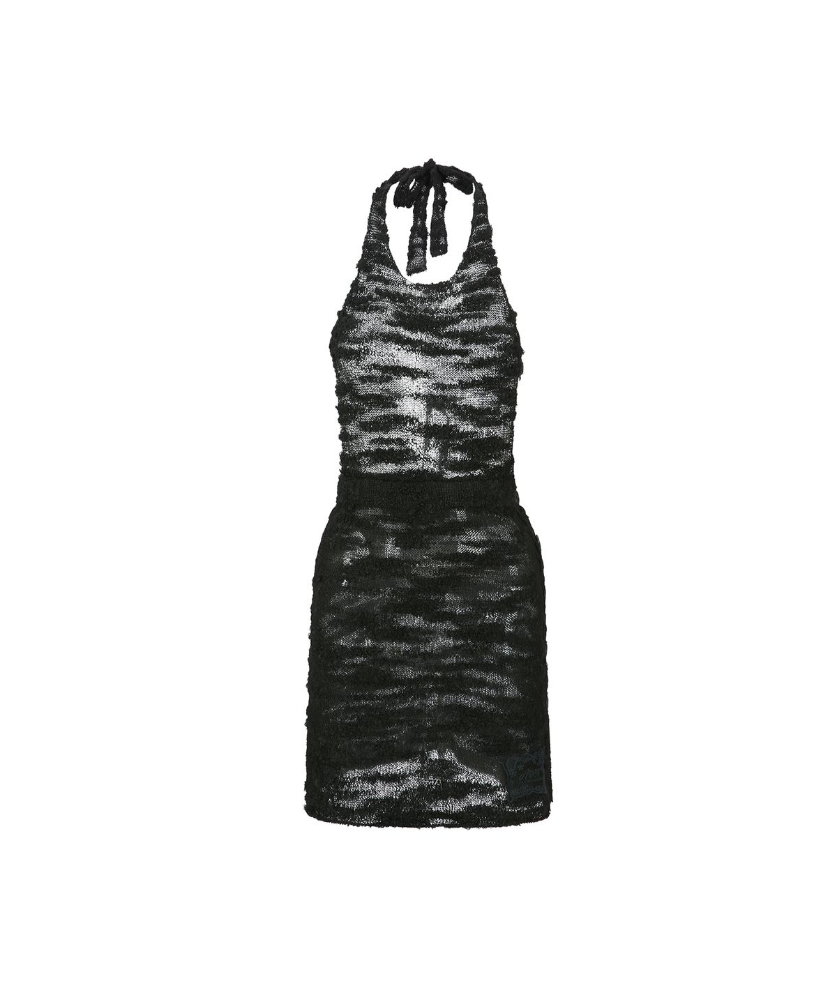 앤더슨벨(ADSB ANDERSSON BELL) 클라우드 홀터 니트 드레스 atb1262w(BLACK)