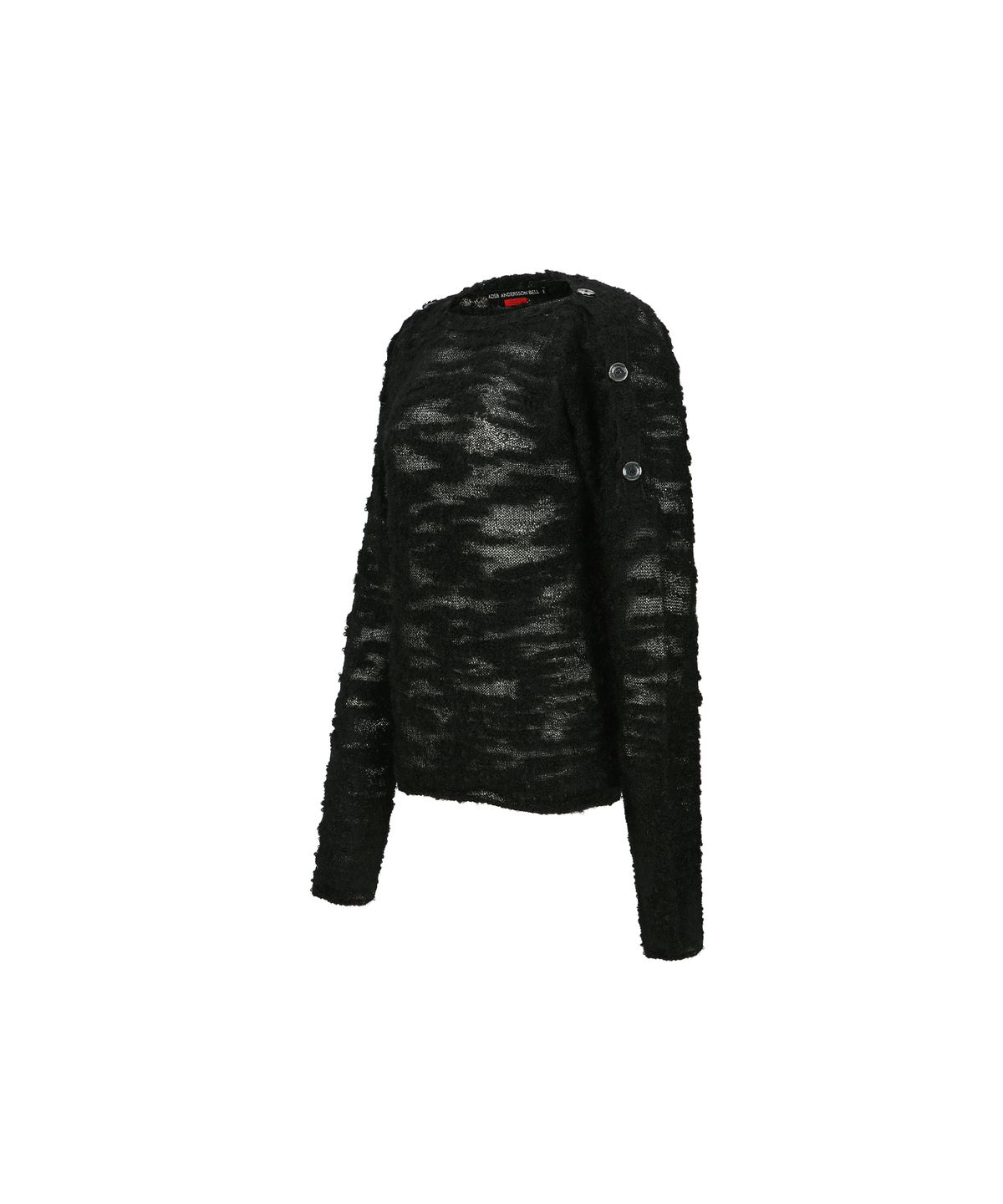 앤더슨벨(ADSB ANDERSSON BELL) 피피 버튼 풀오버 니트 atb1261w(BLACK)