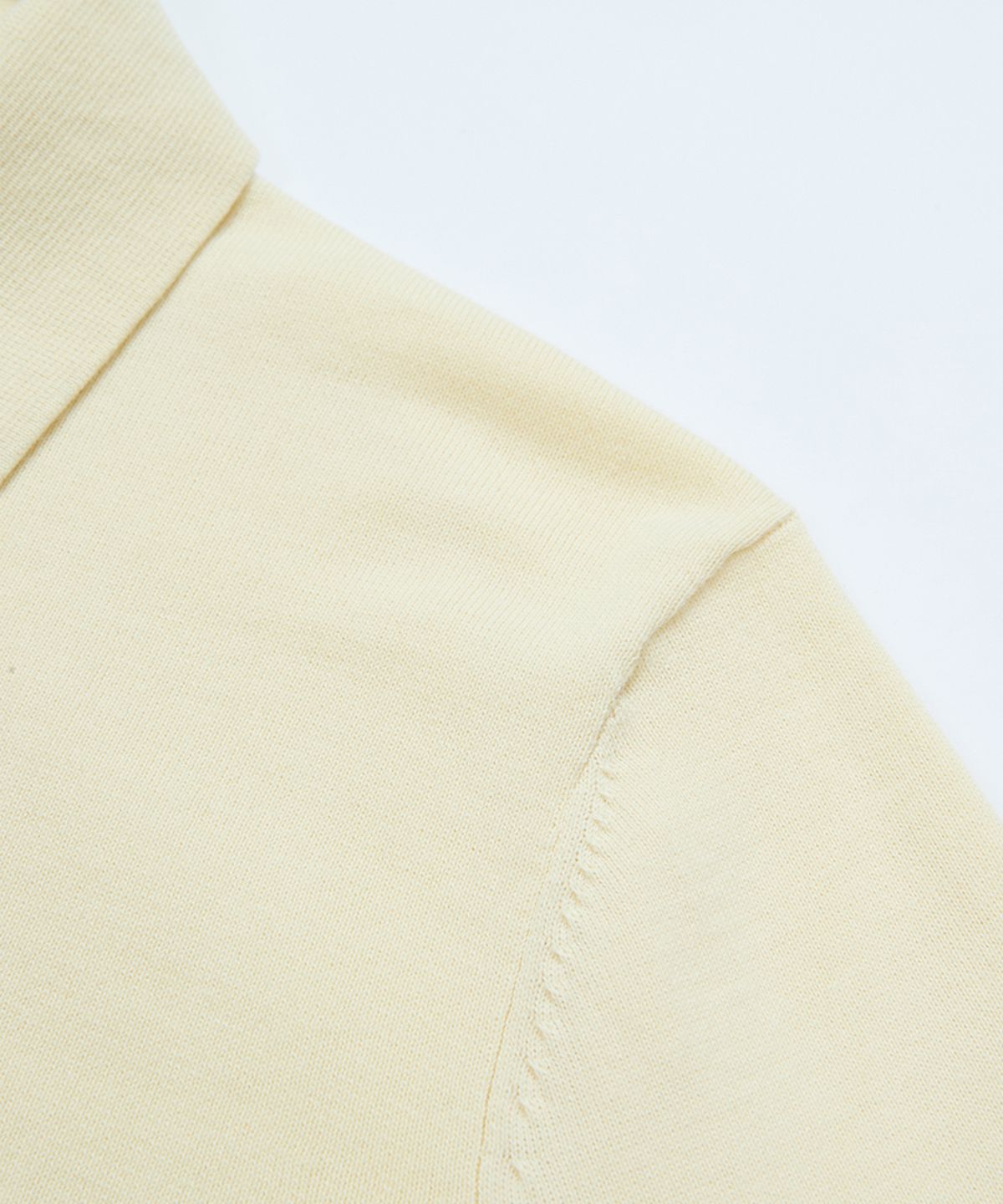 벨리프(BELLIEF) Essential Cotton Comfort Polo Knit (Ecru)
