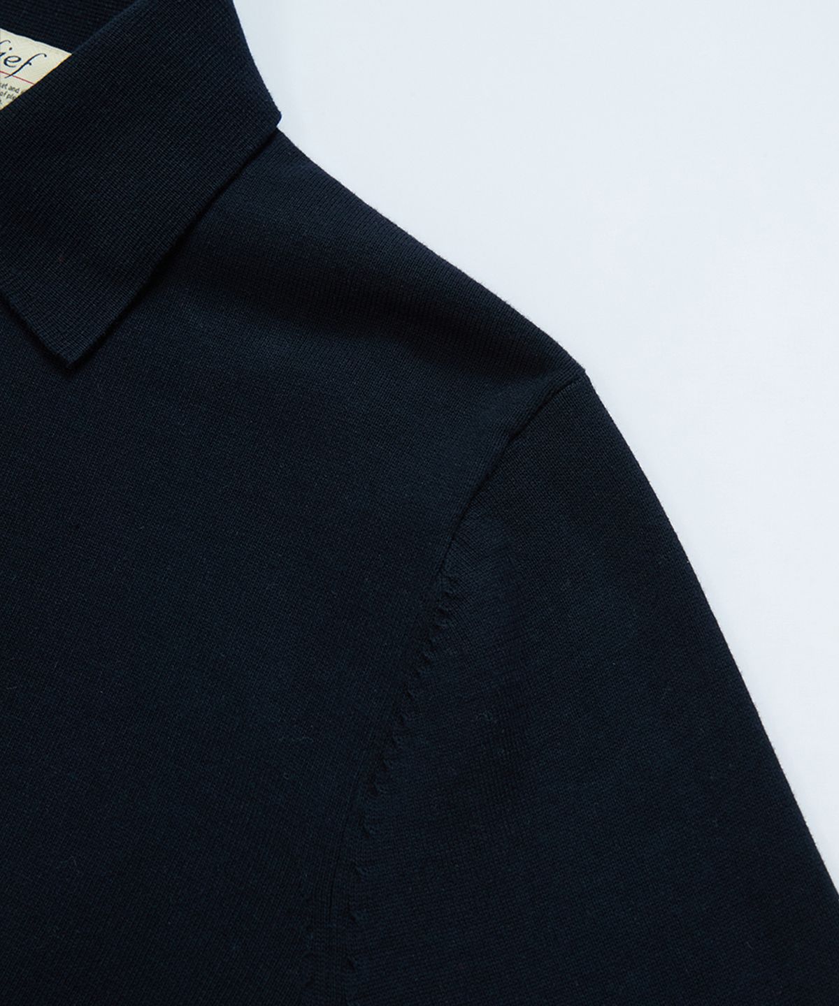 벨리프(BELLIEF) Essential Cotton Comfort Polo Knit (Navy)