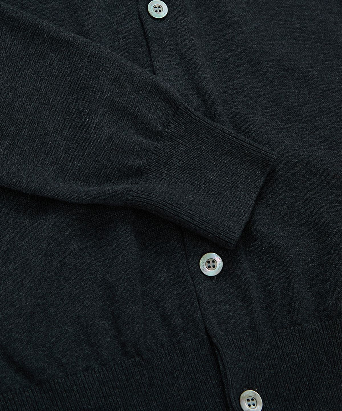 벨리프(BELLIEF) Essential Cotton Comfort Collar Cardigan (Grey)