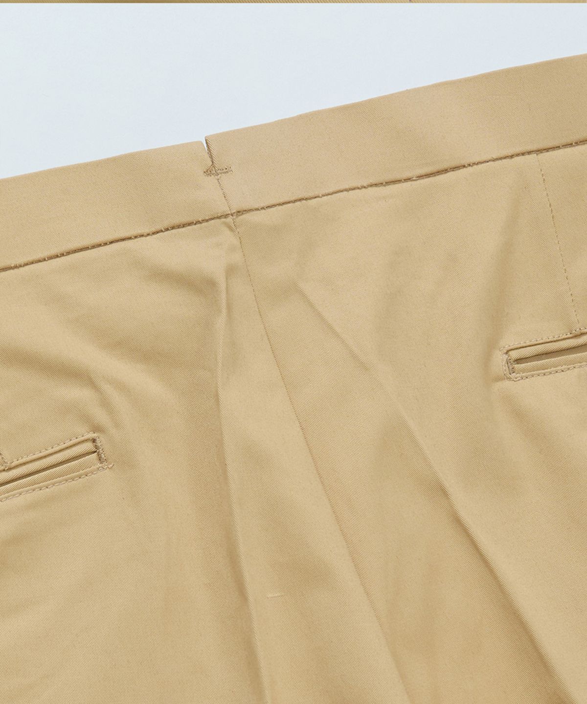 벨리프(BELLIEF) Cotton adjust Double Pleats relaxed Chino Pants (Beige)