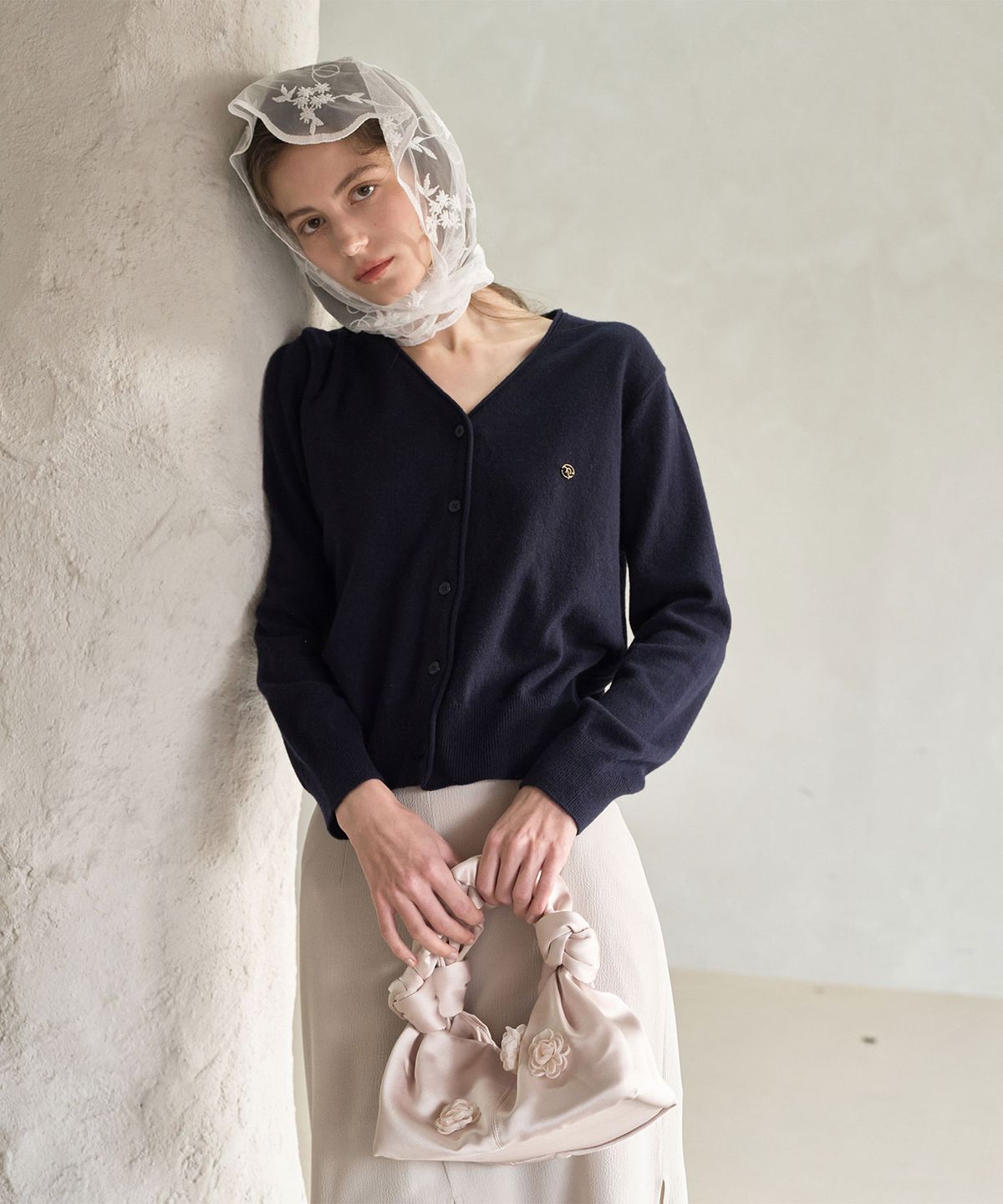 메이버유(MAYVERU) Baco Lace Scarf