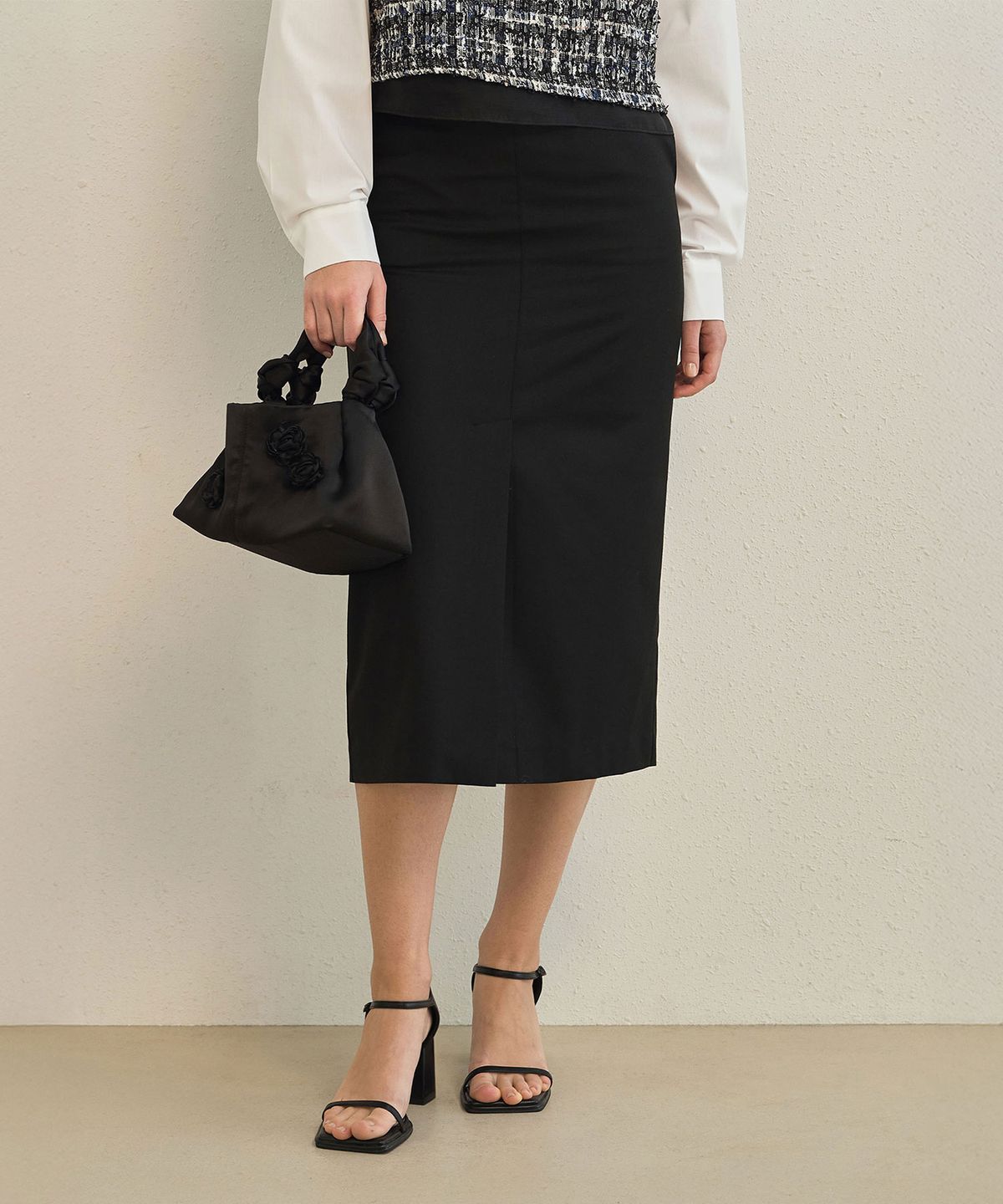 메이버유(MAYVERU) Forward H Skirt _ Black