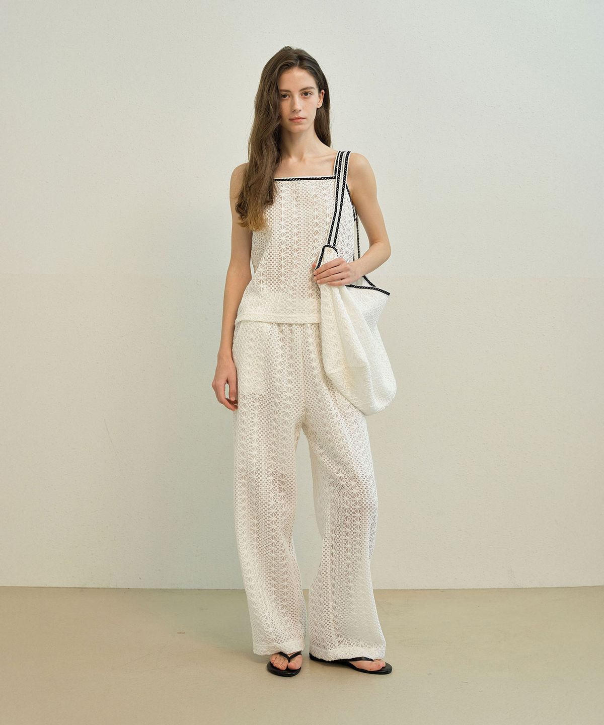 메이버유(MAYVERU) Cyndi Lace Pants _ Ivory