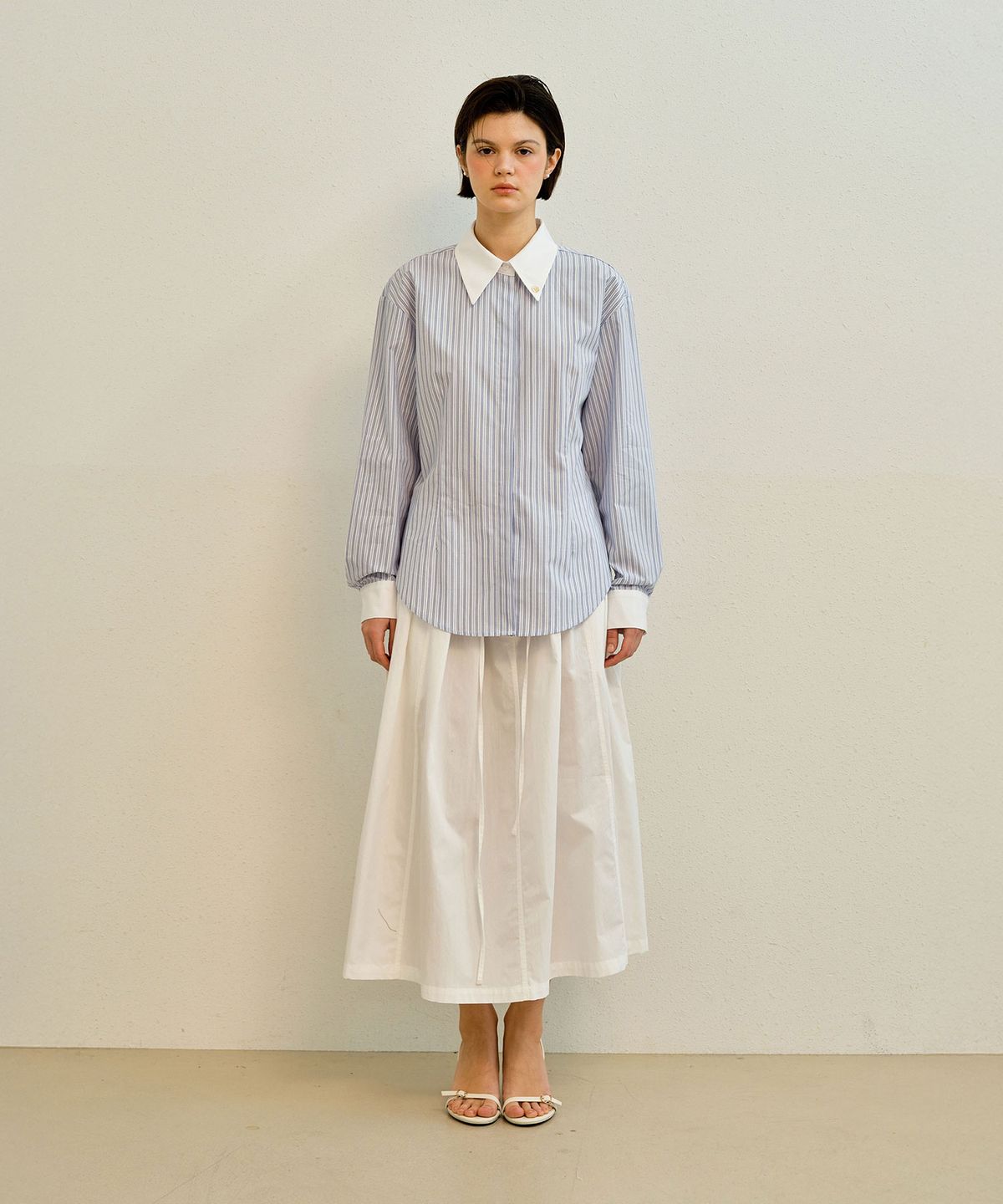 메이버유(MAYVERU) Mirror Shirts _ Blue