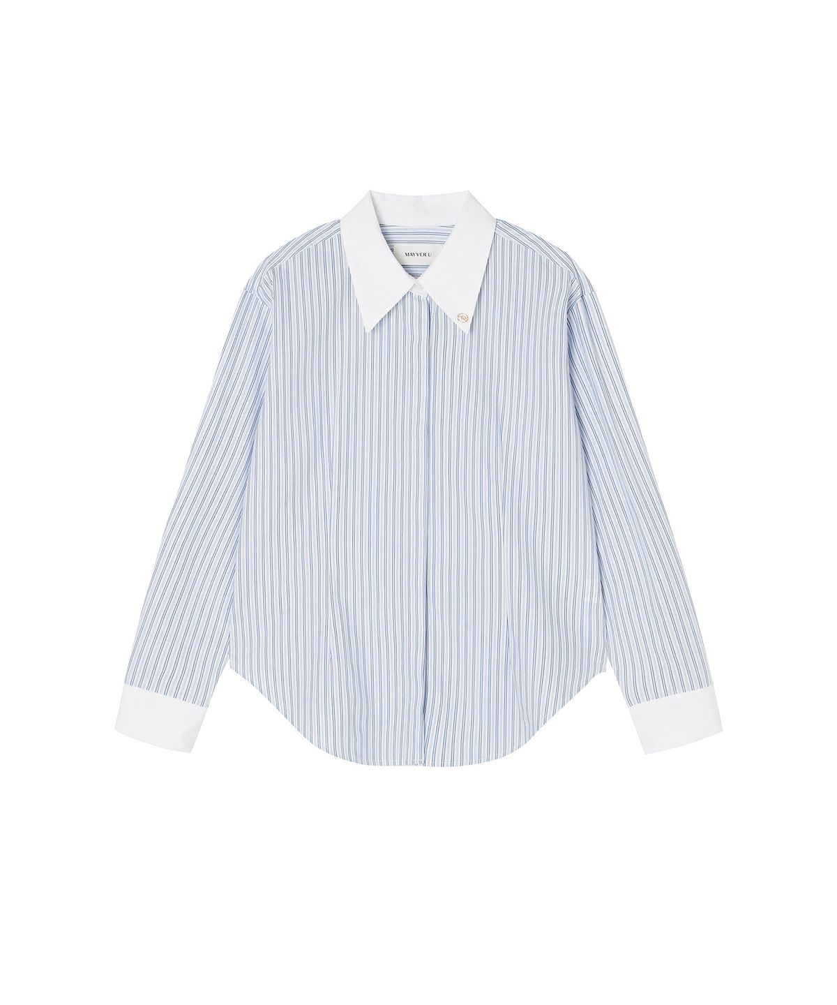 메이버유(MAYVERU) Mirror Shirts _ Blue