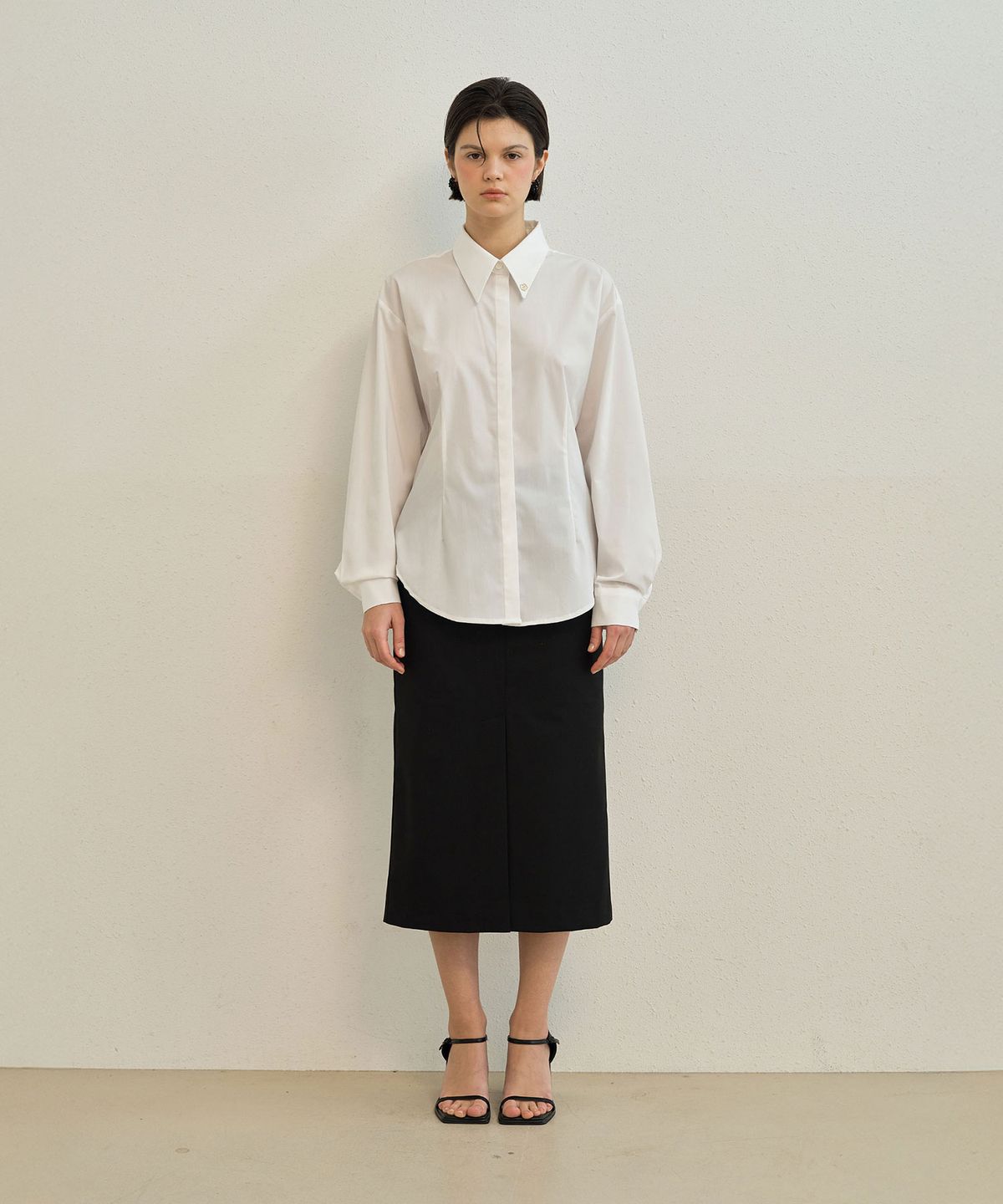 메이버유(MAYVERU) Mirror Shirts _ Ivory