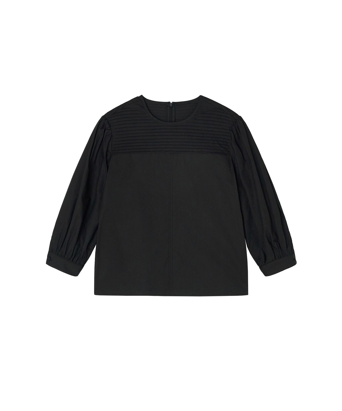 메이버유(MAYVERU) Nor Pintuck Blouse _ Black