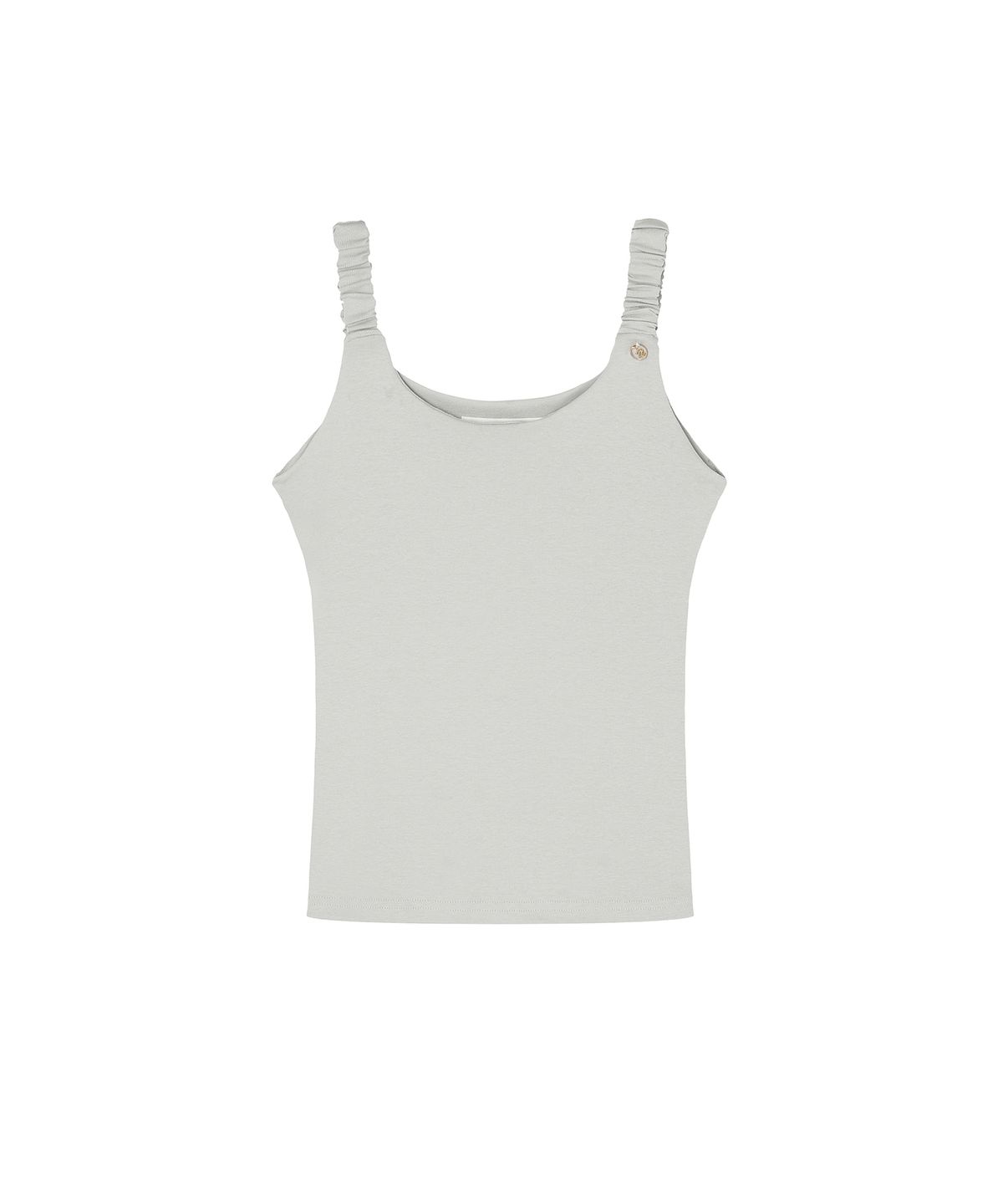 메이버유(MAYVERU) Cookie Wrinkle Sleeveless T-Shirt _ Gray
