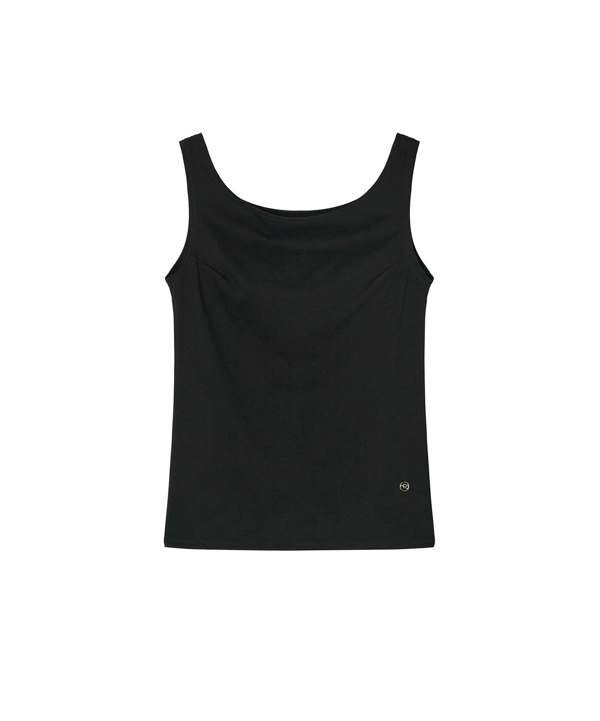 메이버유(MAYVERU) Balm Off-Shoulder Sleeveless T-Shirt _ Black