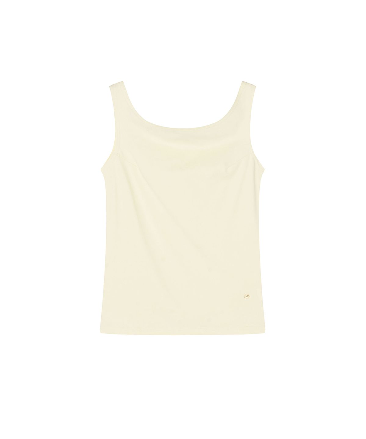 메이버유(MAYVERU) Balm Off-Shoulder Sleeveless T-Shirt _ Yellow