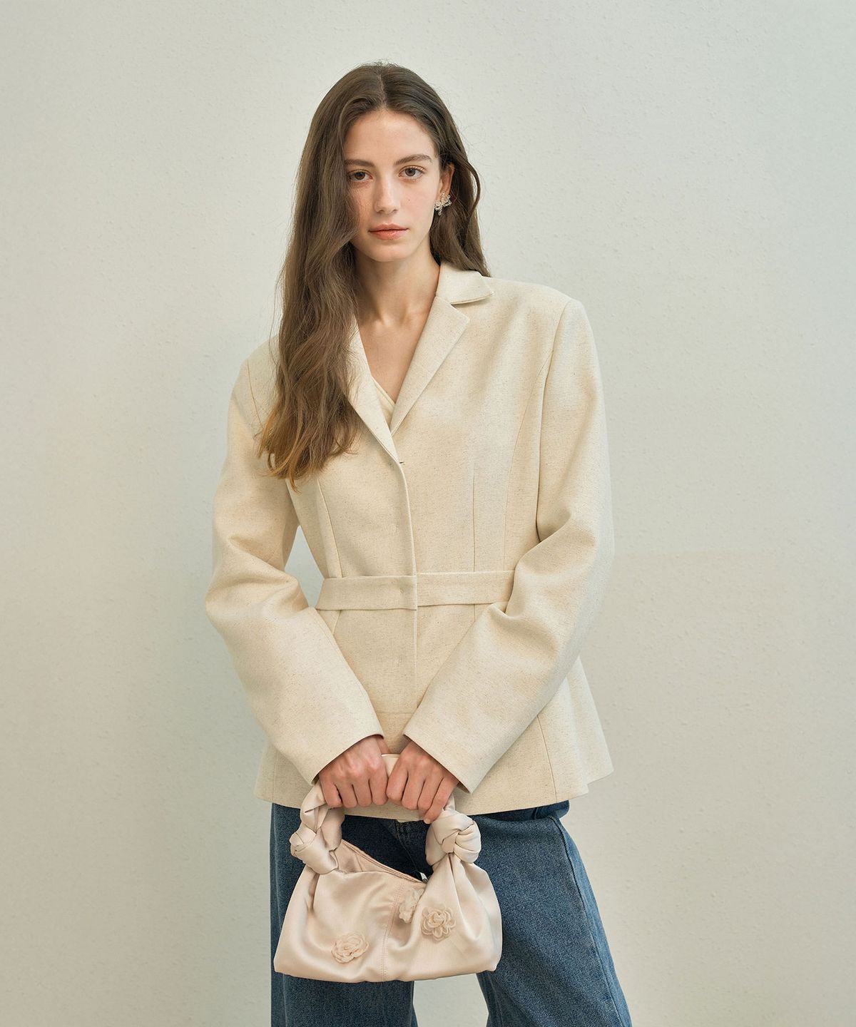 메이버유(MAYVERU) Bellamy Linen Jacket _ Oatmeal