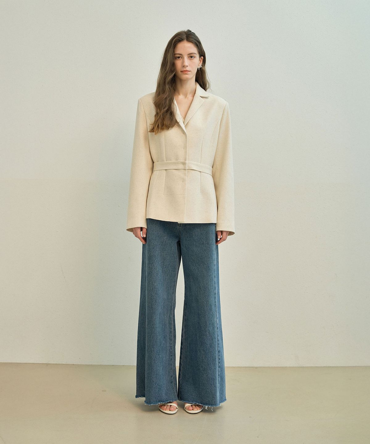 메이버유(MAYVERU) Bellamy Linen Jacket _ Oatmeal