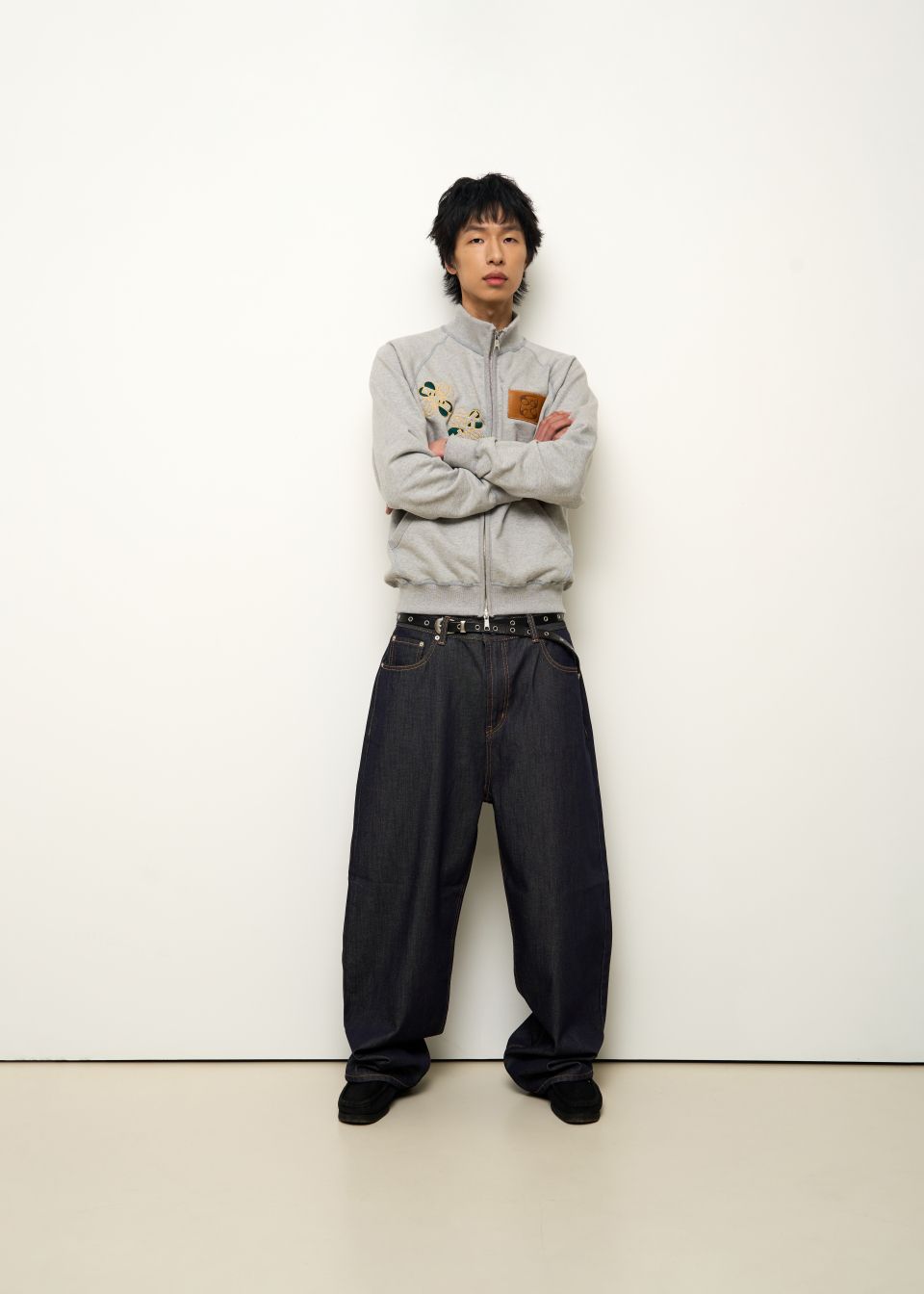 MUSINSA | 9999ARCHIVE Linking Wide Denim Pants