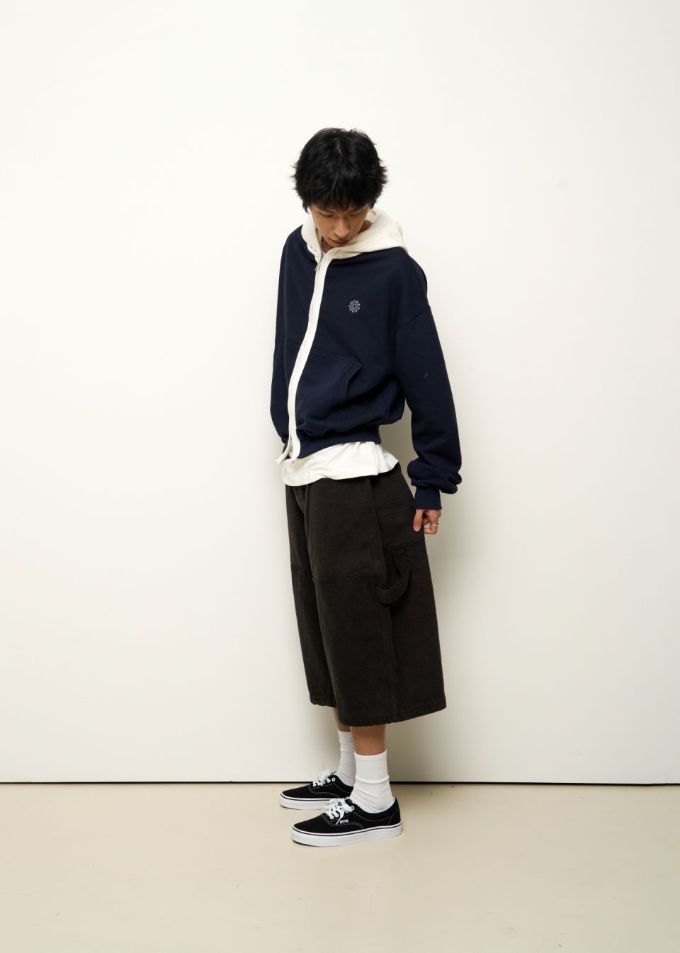 9999아카이브(9999ARCHIVE) Double Knee Bermuda Pants - 사이즈