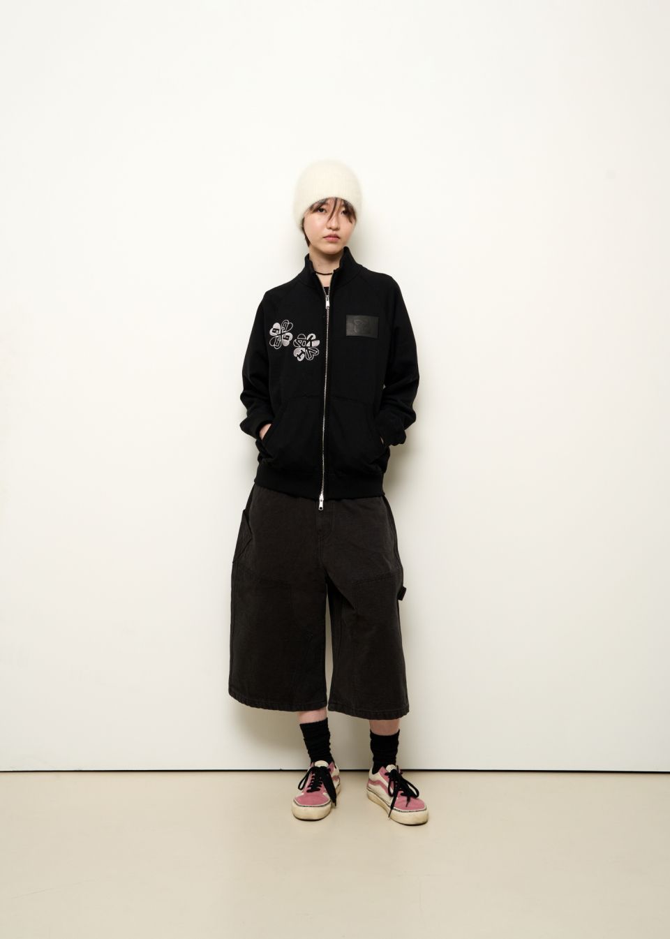 9999아카이브(9999ARCHIVE) Double Knee Bermuda Pants - 사이즈