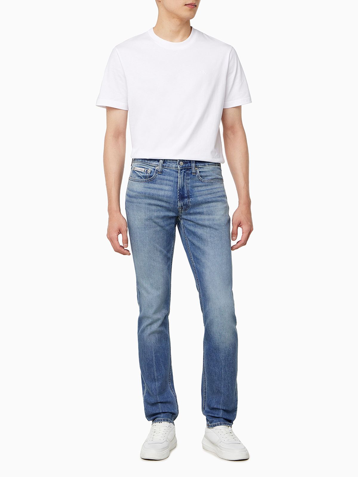 캘빈클라인 진(CALVIN KLEIN JEANS) 남성 슬림핏 블루 37.5 기능성 데님 4RB747G RD9