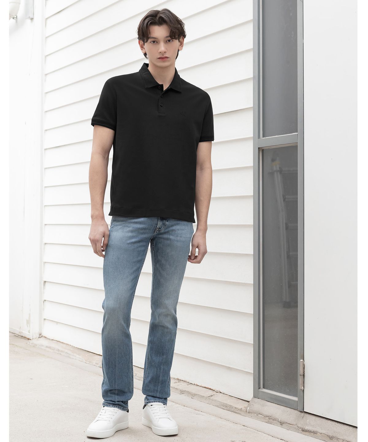 캘빈클라인 진(CALVIN KLEIN JEANS) 남성 슬림핏 블루 37.5 기능성 데님 4RB747G RD9