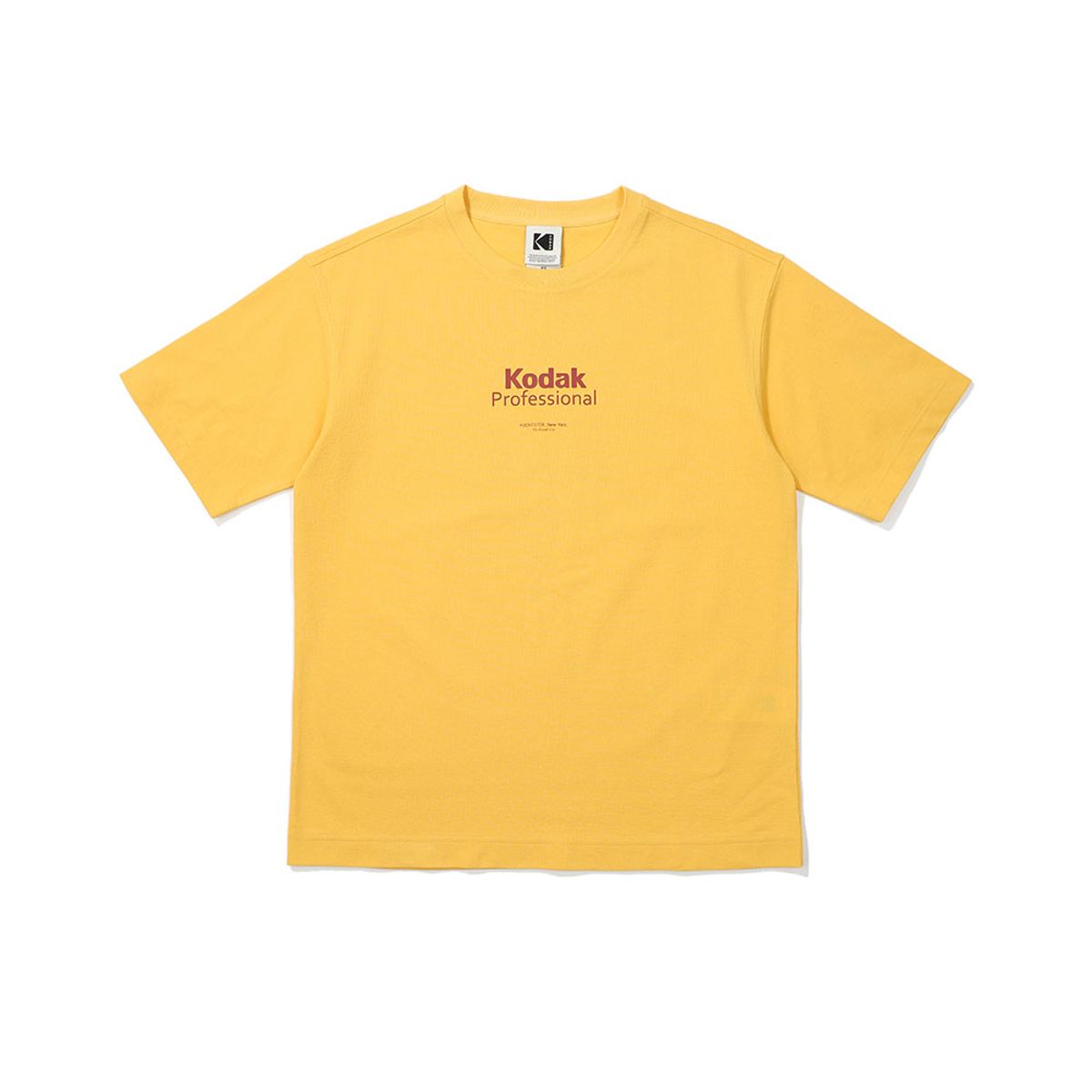 코닥(KODAK) 메일러 그래픽 소로나 반팔티셔츠 YELLOW