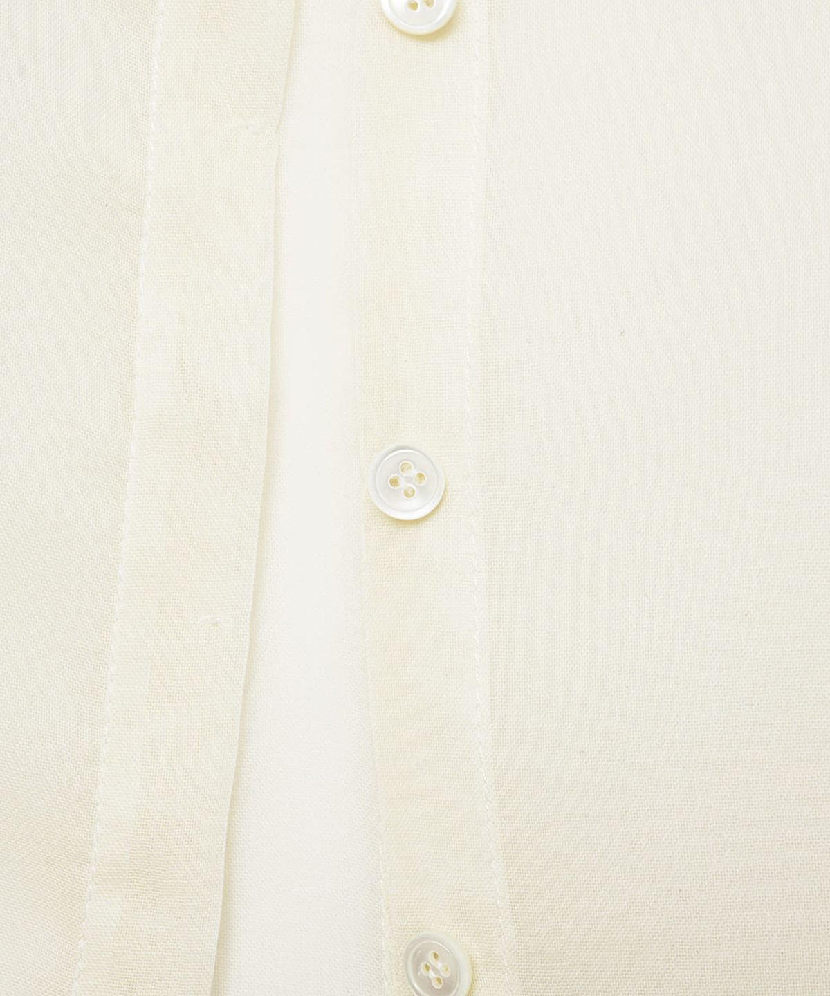 아모멘토(AMOMENTO) SHEER SLIM FIT SHIRTS_IVORY