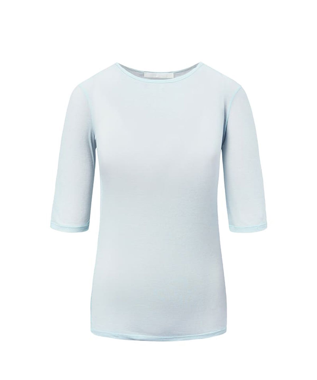 아모멘토(AMOMENTO) ROUND SHORT SLEEVE T-SHIRTS_LIGHT BLUE