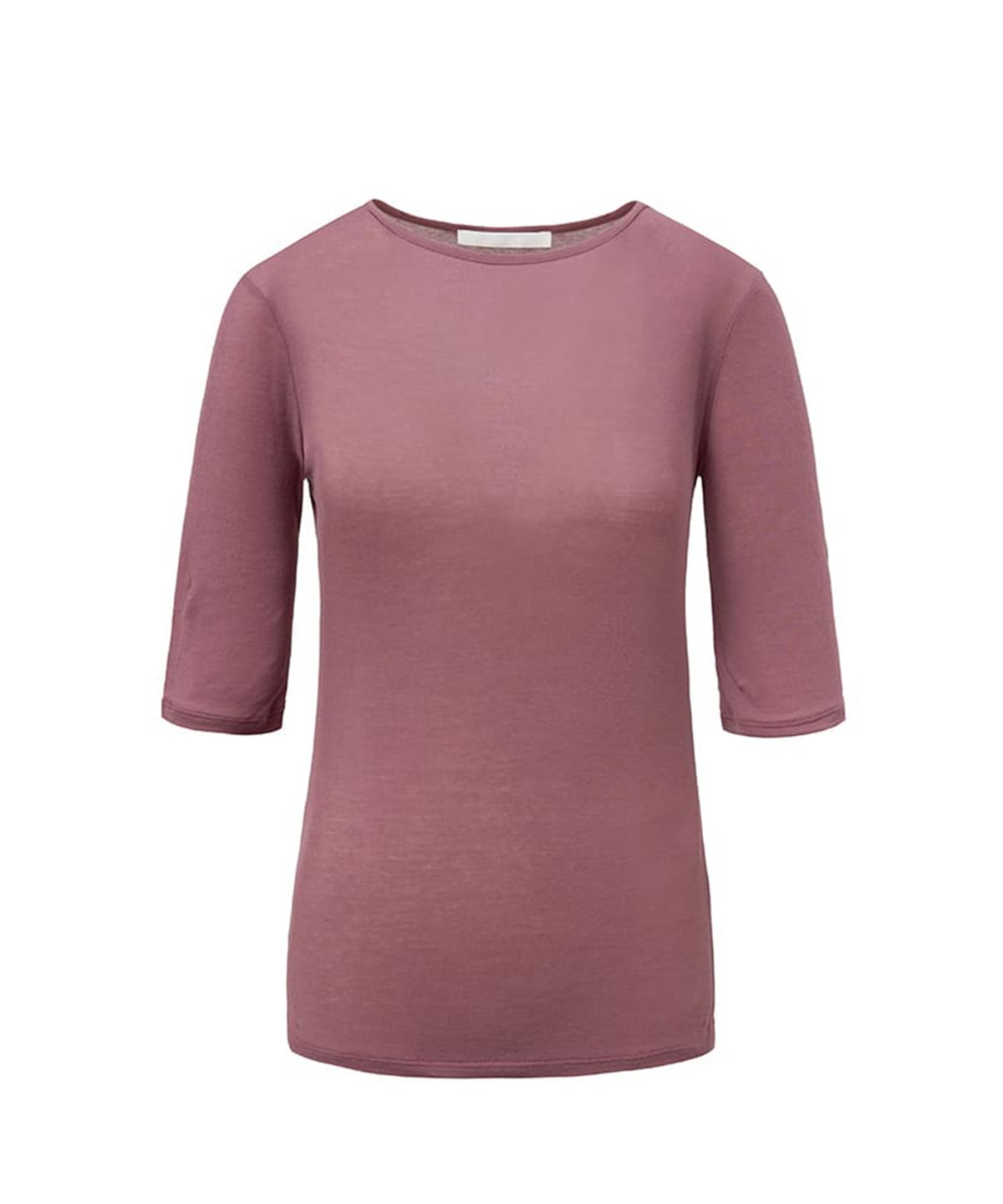 아모멘토(AMOMENTO) ROUND SHORT SLEEVE T-SHIRTS_WINE