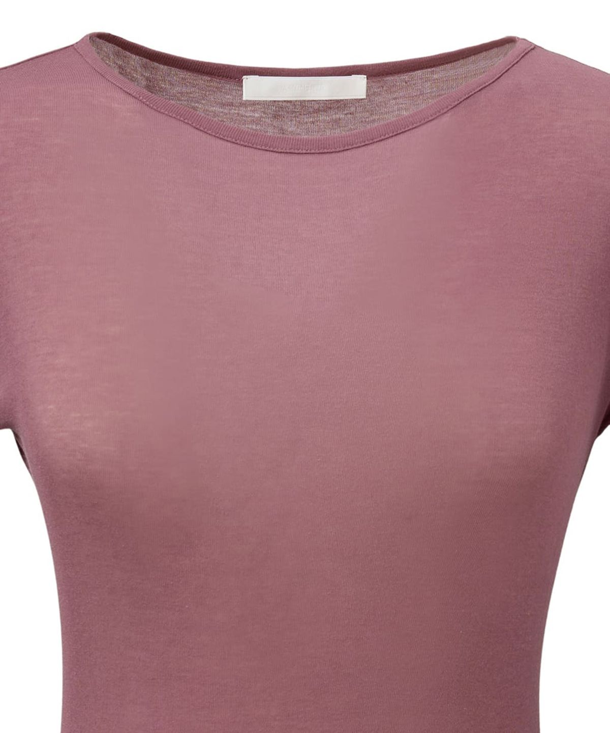 아모멘토(AMOMENTO) ROUND SHORT SLEEVE T-SHIRTS_WINE